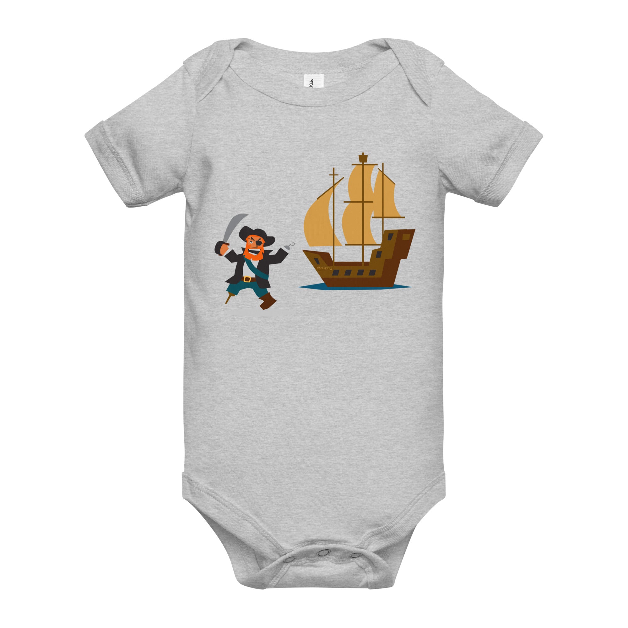 Body à manches courtes bébé Pirate HMS Bounty