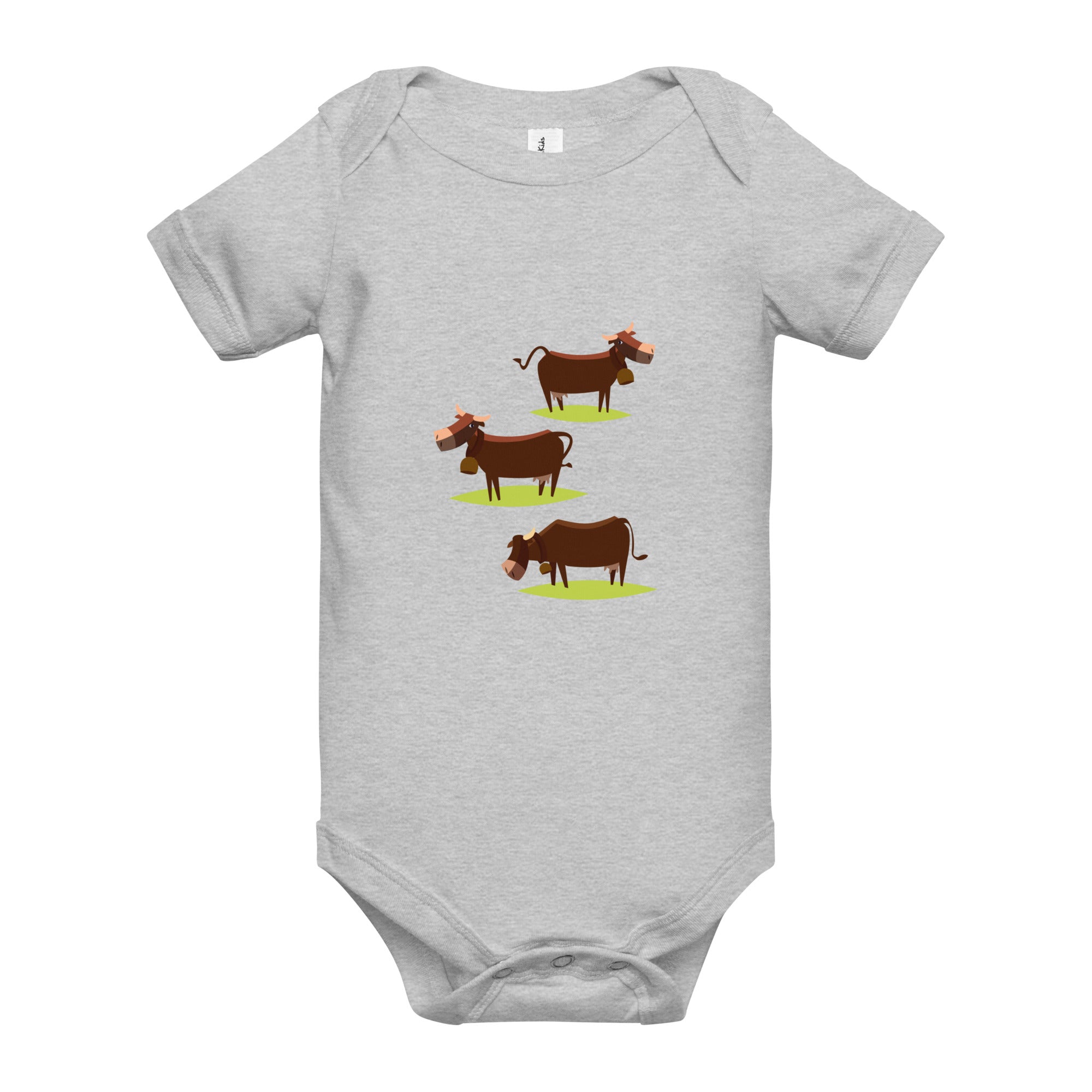 Body à manches courtes bébé The Three Cows