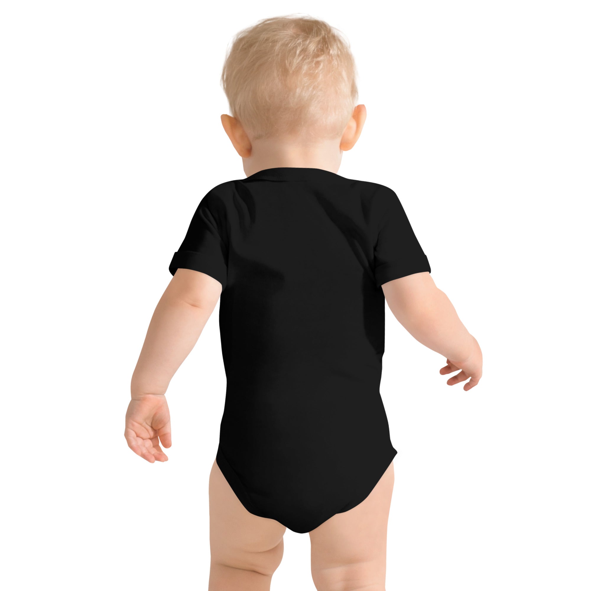 Baby short sleeve one piece Croix de Camargue Gold