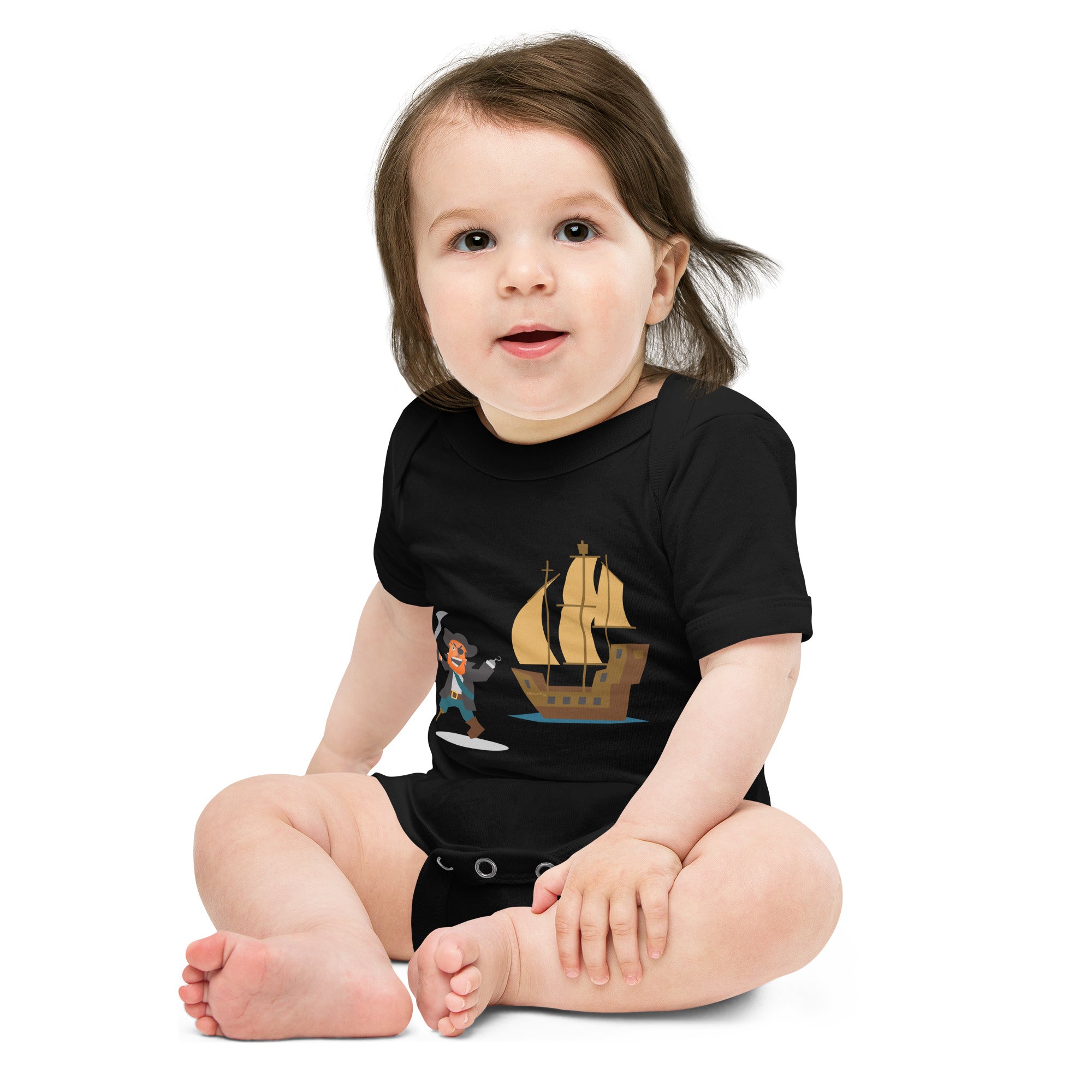 Body à manches courtes bébé Pirate HMS Bounty