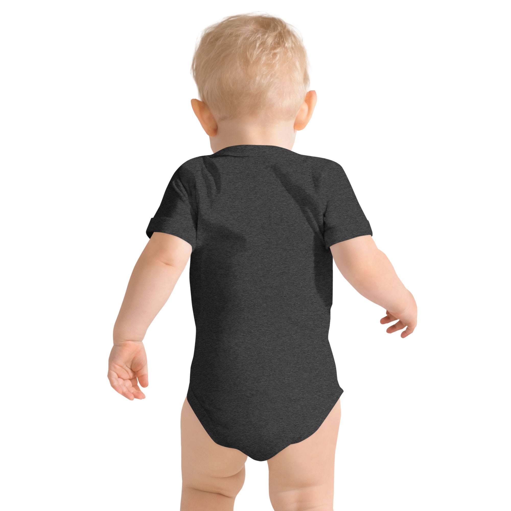 Baby short sleeve one piece Croix de Camargue Gold