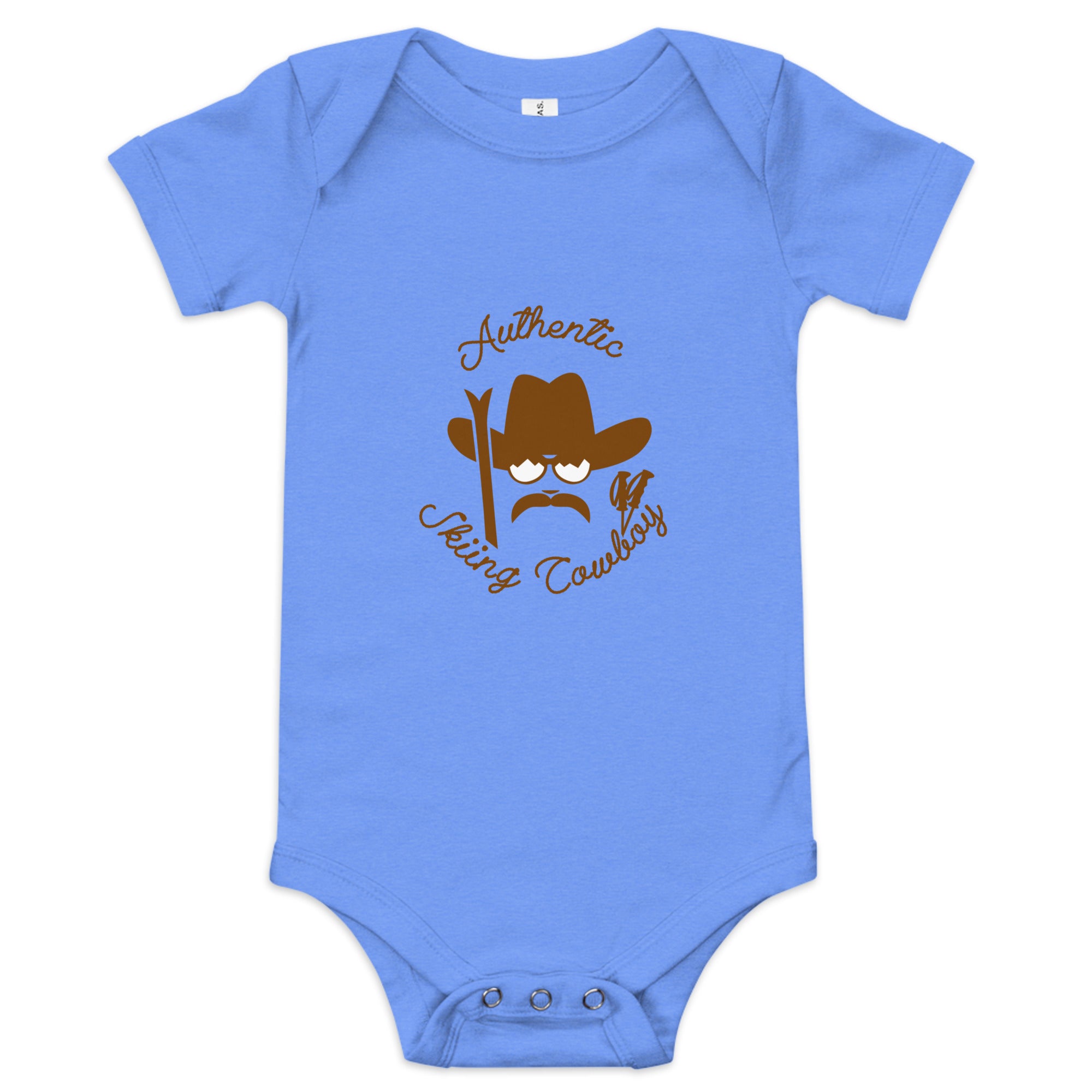Body à manches courtes bébé Authentic Skiing Cowboy