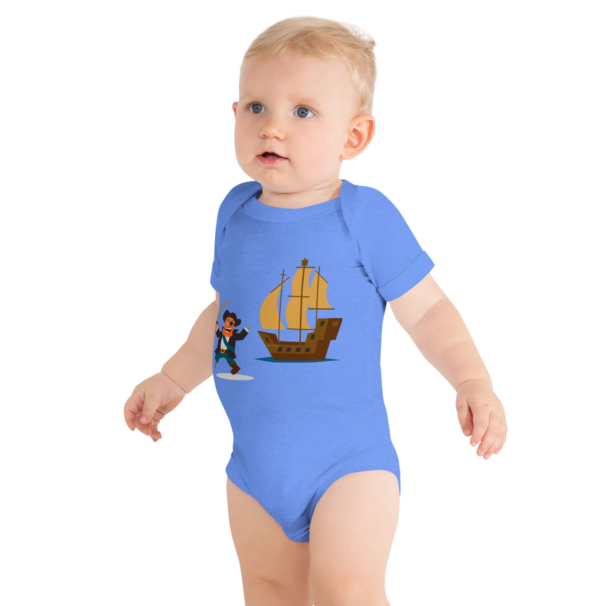 Body à manches courtes bébé Pirate HMS Bounty