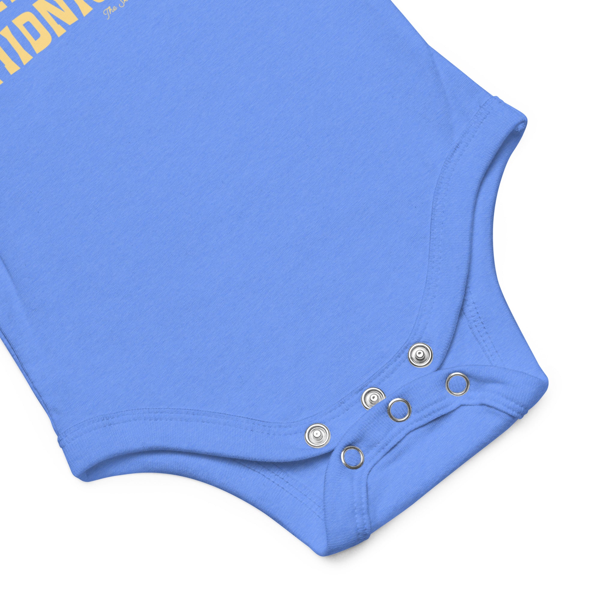 Body à manches courtes bébé Don't Yodel After Midnight texte clair