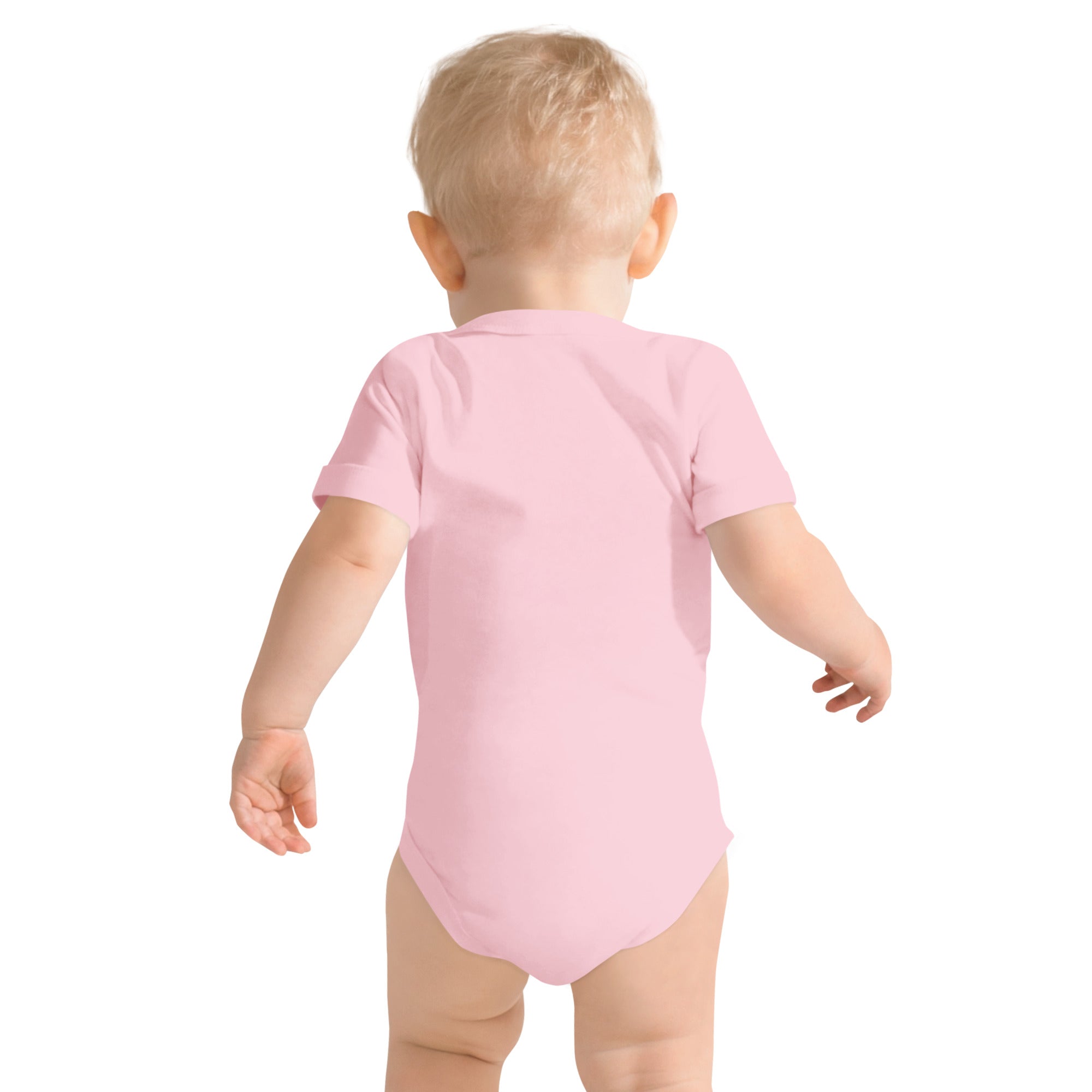Baby short sleeve one piece Croix de Camargue Gold
