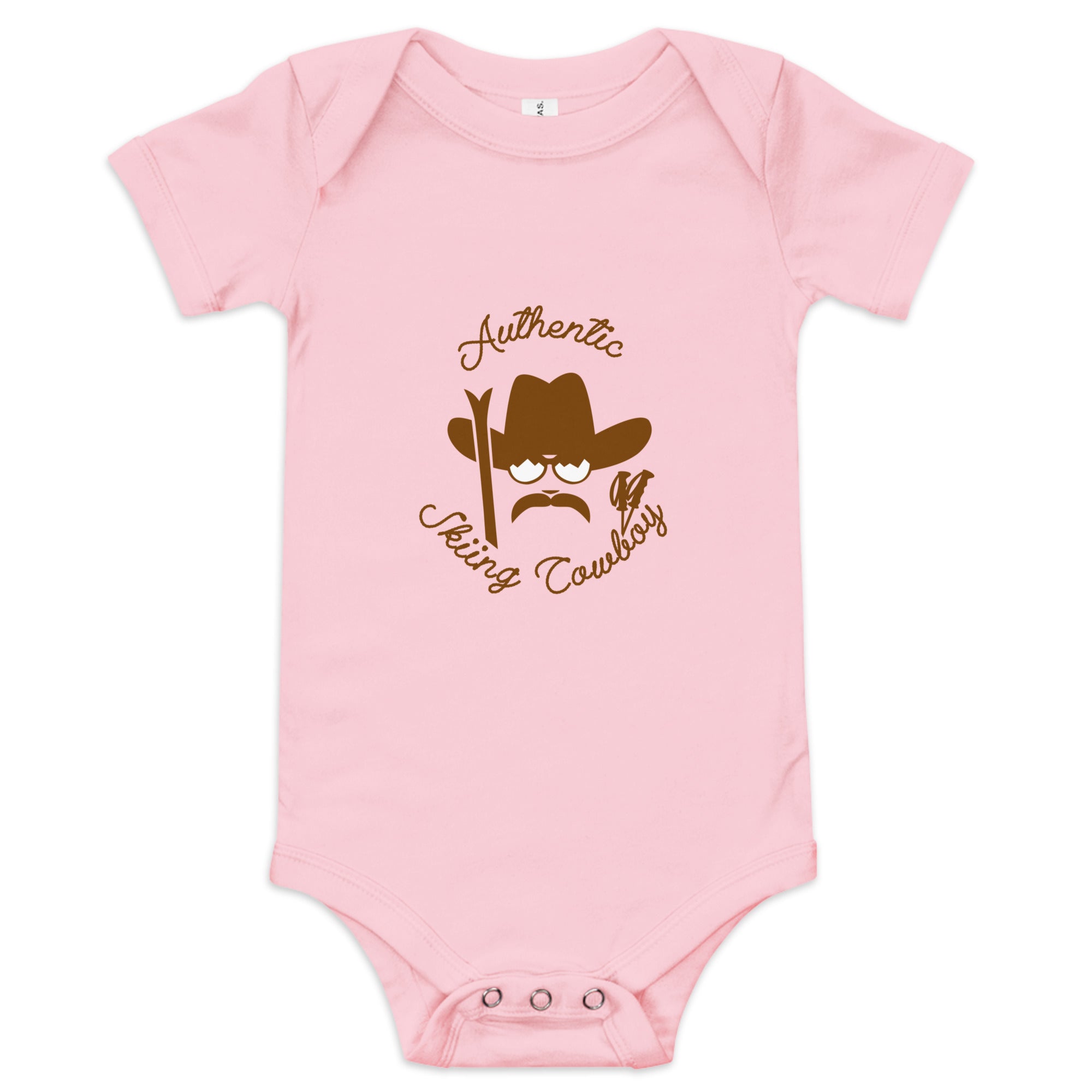 Body à manches courtes bébé Authentic Skiing Cowboy