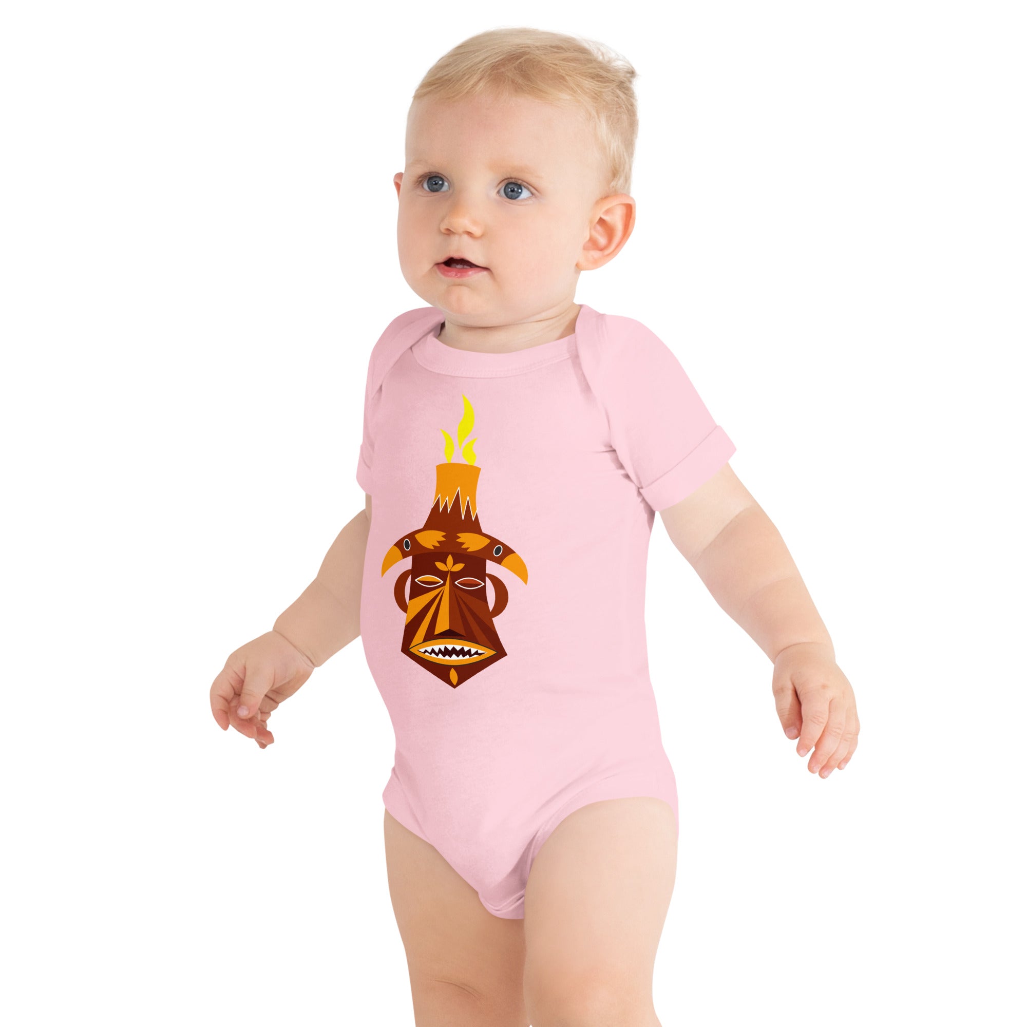 Body à manches courtes bébé Pele Tiki God