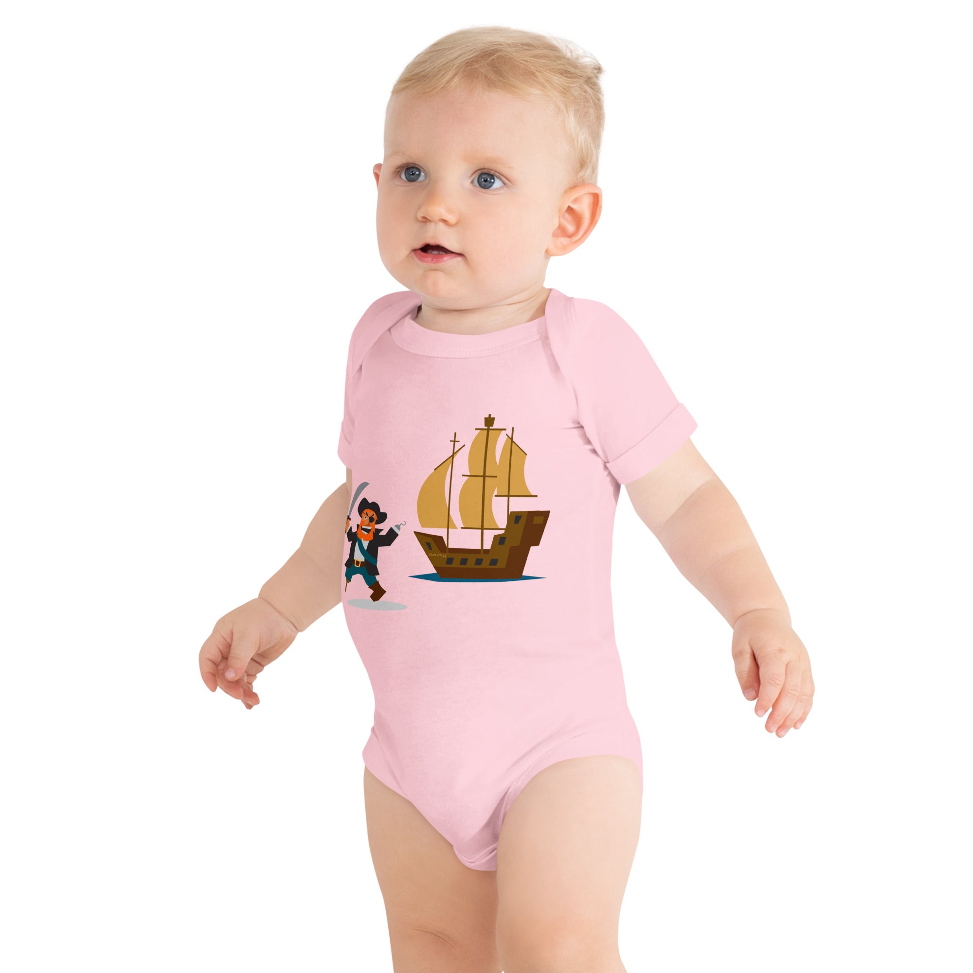 Body à manches courtes bébé Pirate HMS Bounty