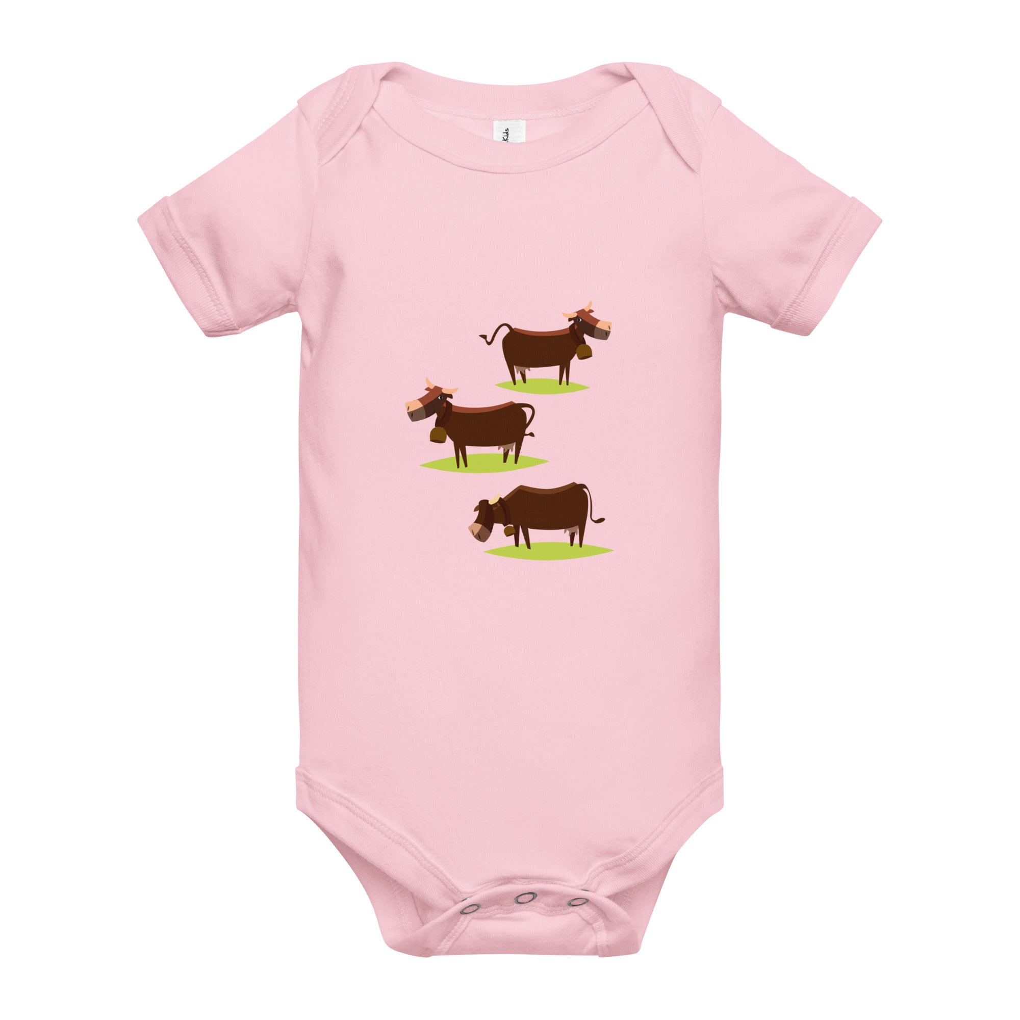 Body à manches courtes bébé The Three Cows