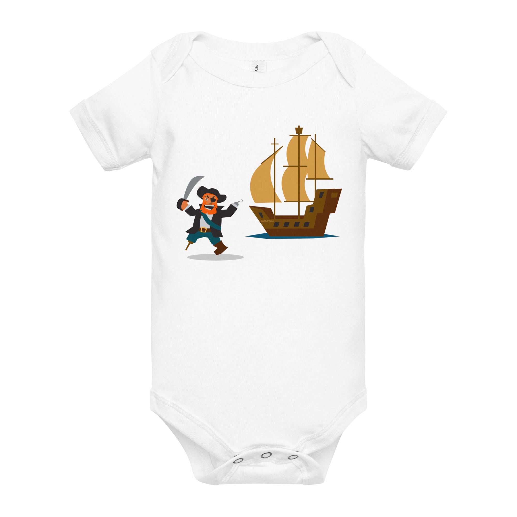 Body à manches courtes bébé Pirate HMS Bounty