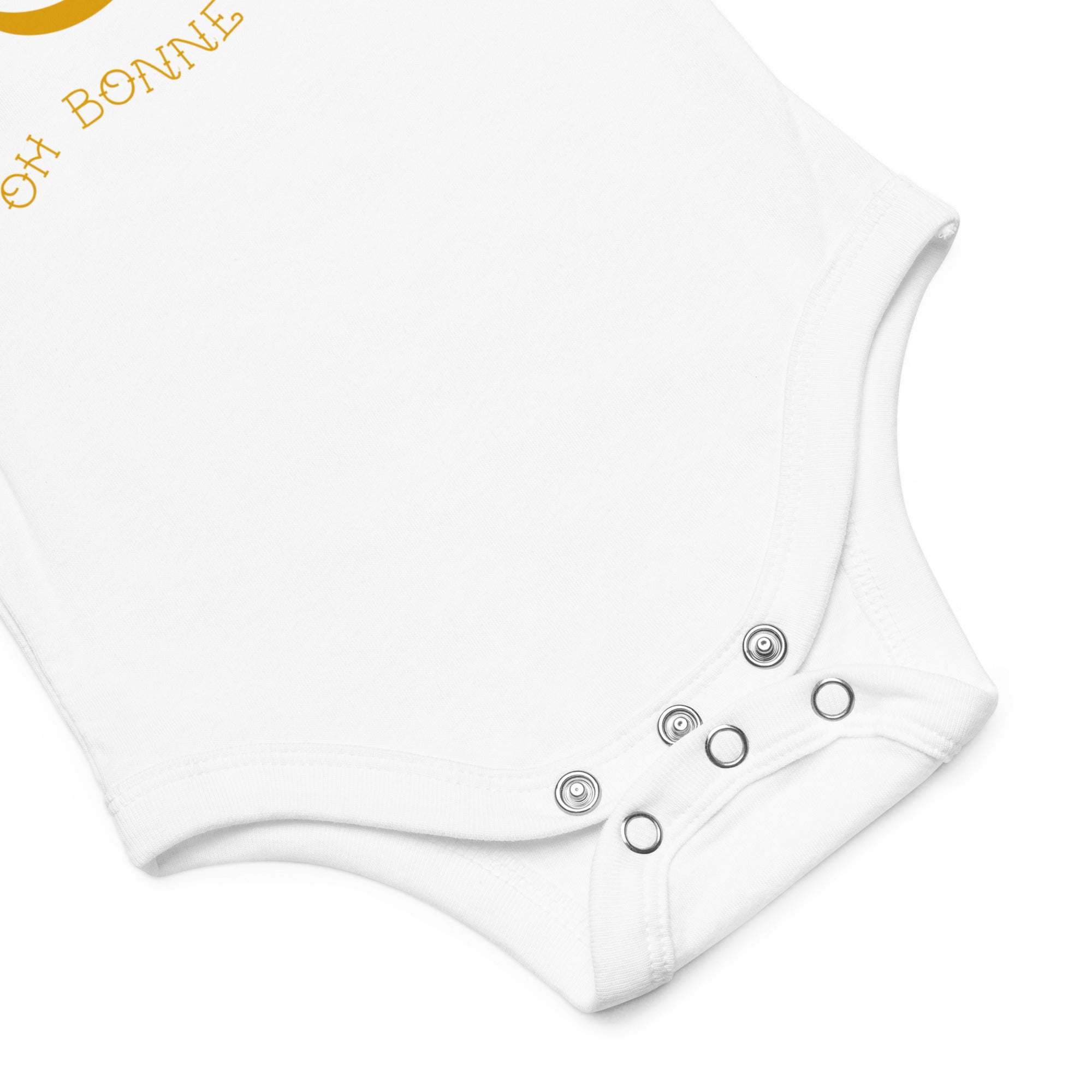 Baby short sleeve one piece Croix de Camargue Gold