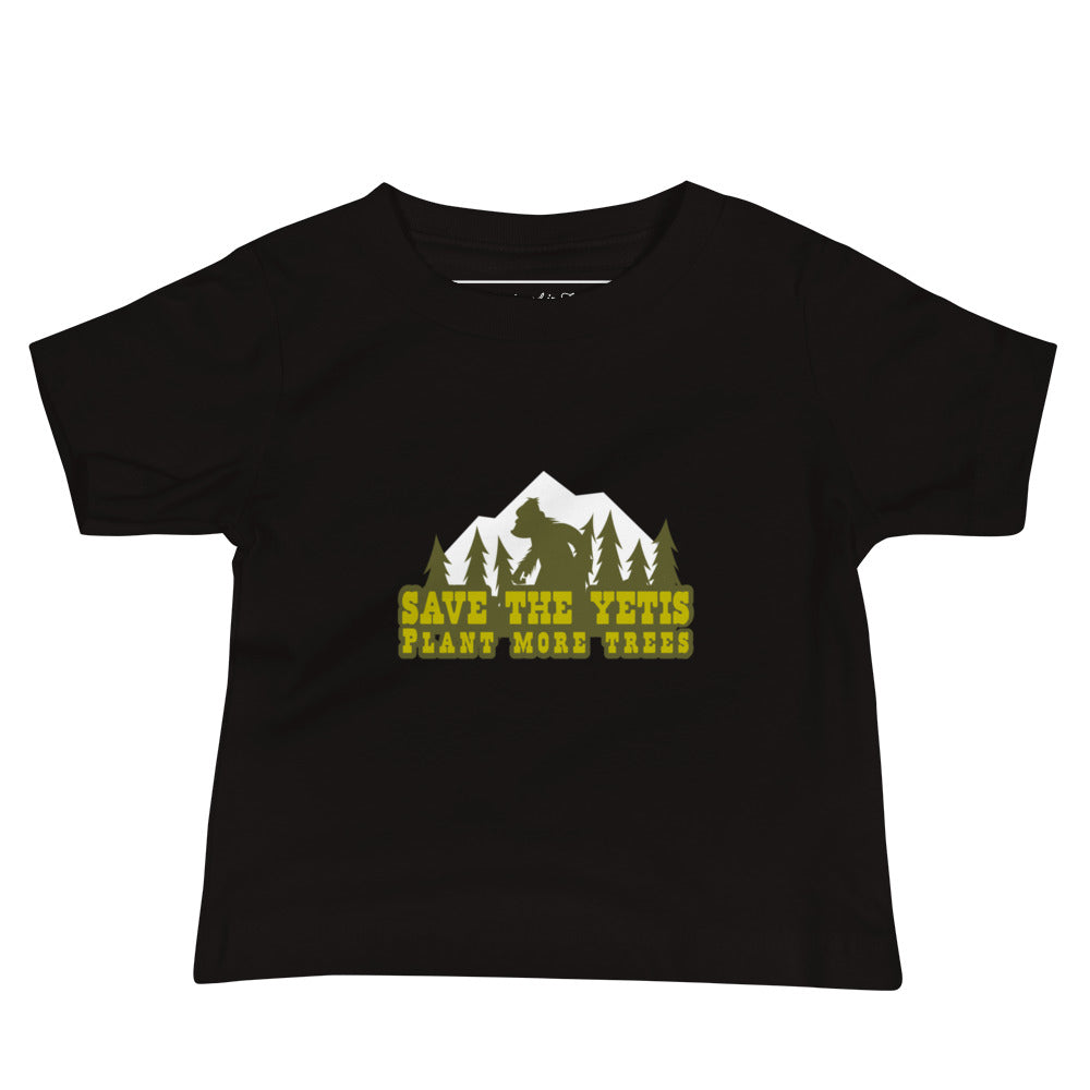 T-shirt pour bébé Save the Yetis Plant more Trees