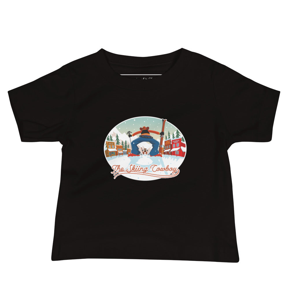 T-shirt pour bébé Ski Fight at OK Corral