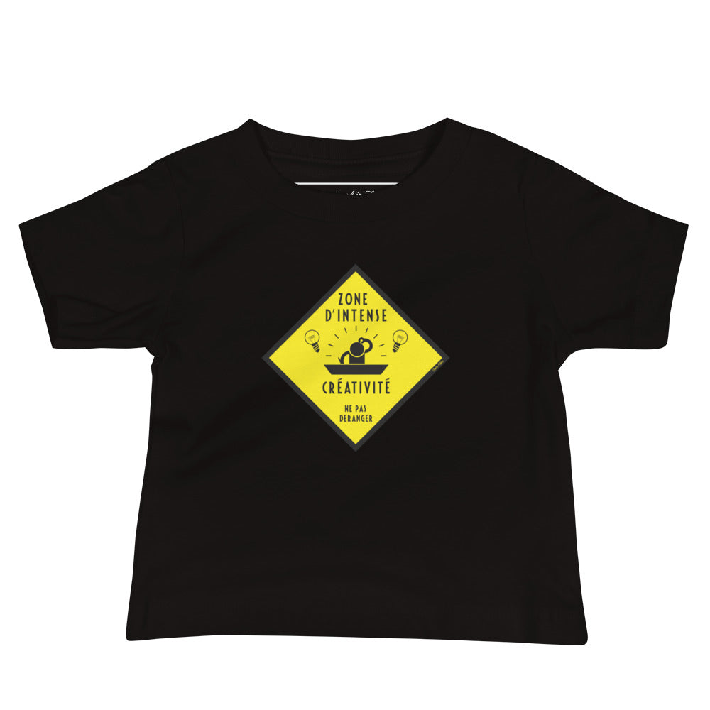 T-shirt pour bébé Zone d'intense créativité, Ne pas déranger