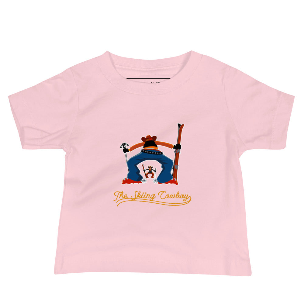 T-shirt pour bébé Ski Fight at OK Corral Outline
