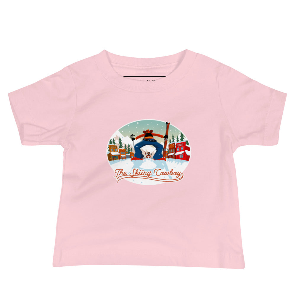 T-shirt pour bébé Ski Fight at OK Corral