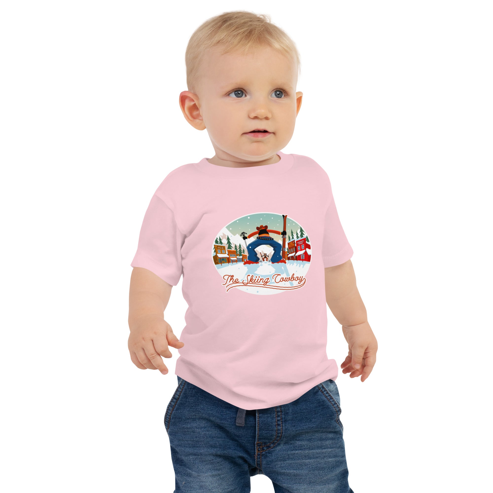 T-shirt pour bébé Ski Fight at OK Corral