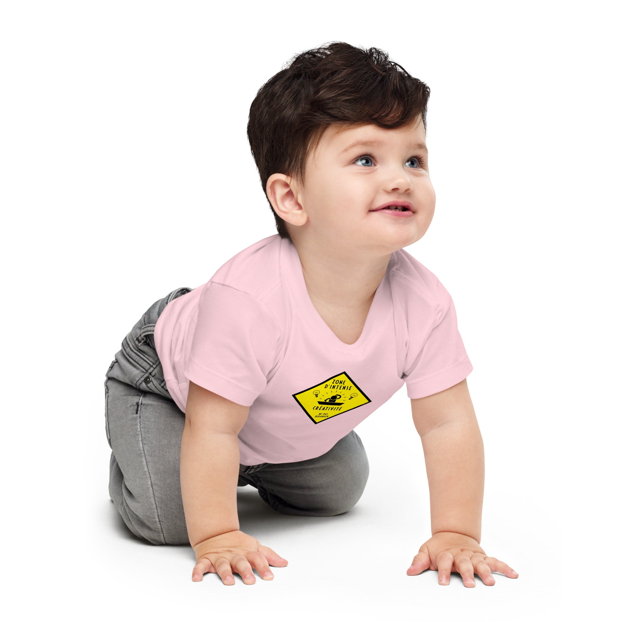 T-shirt pour bébé Zone d'intense créativité, Ne pas déranger