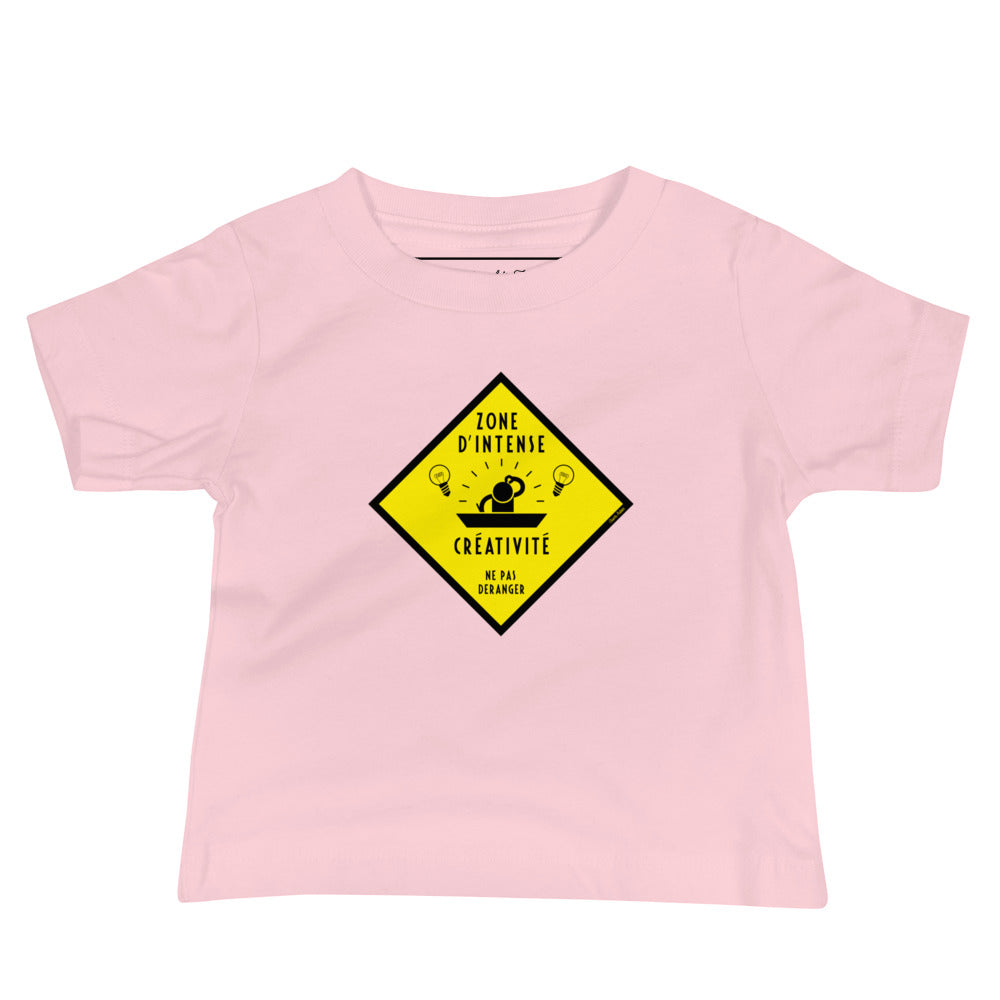 T-shirt pour bébé Zone d'intense créativité, Ne pas déranger