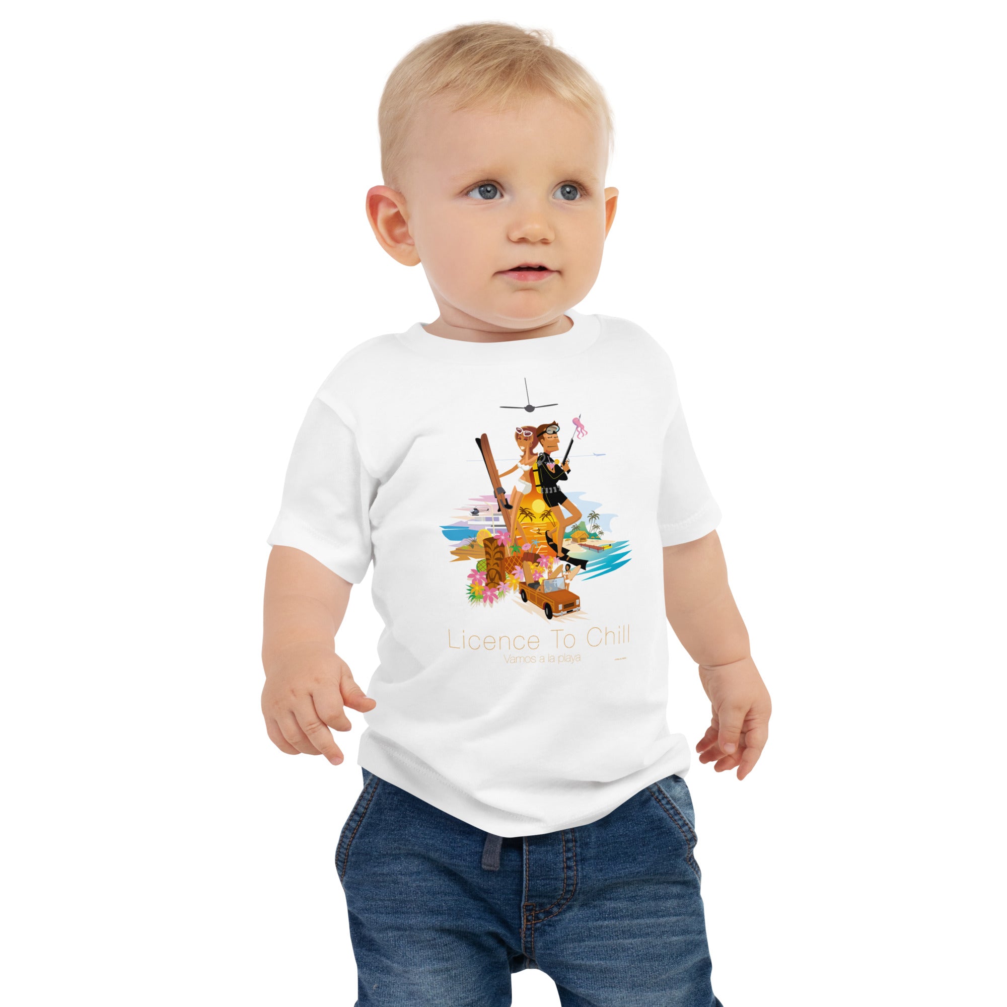 T-shirt pour bébé License to Chill Vamos a la Playa