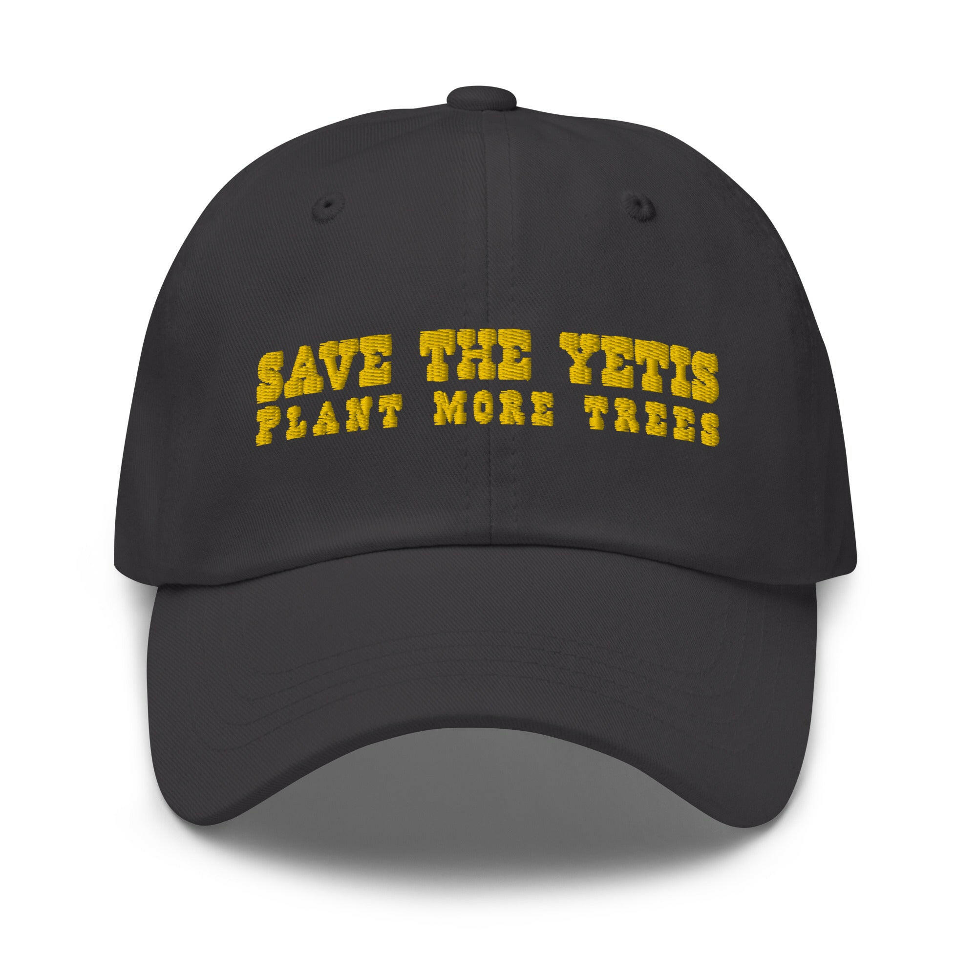 Casquette de baseball Save the Yetis, Plant more Trees