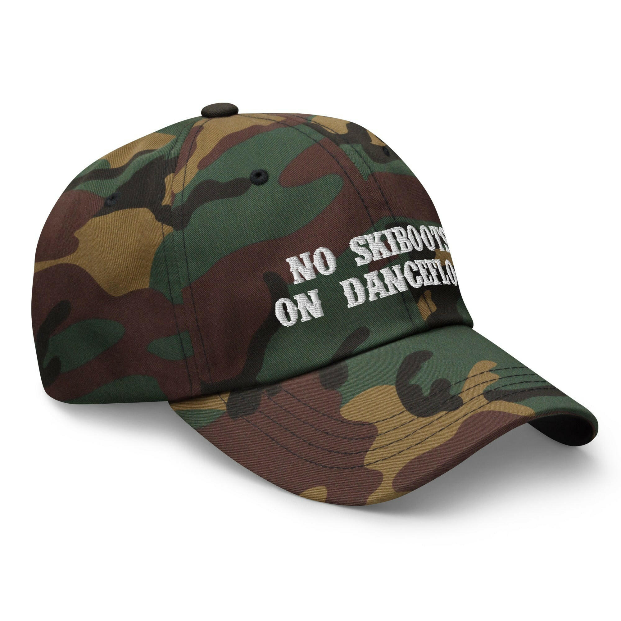 Casquette de Baseball camouflage No Skiboots on Dancefloor