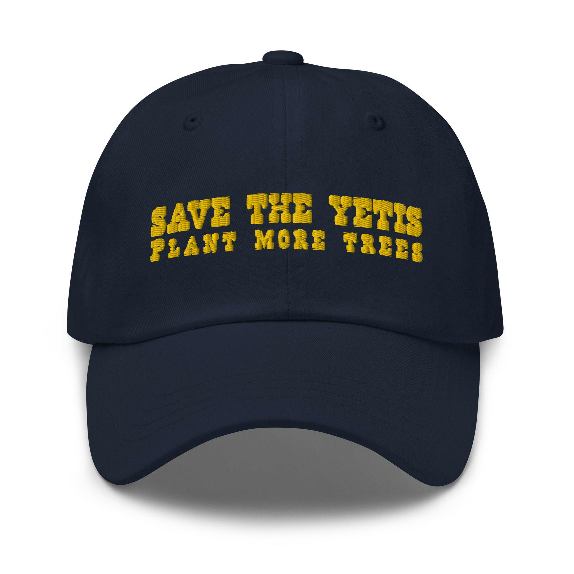 Casquette de baseball Save the Yetis, Plant more Trees