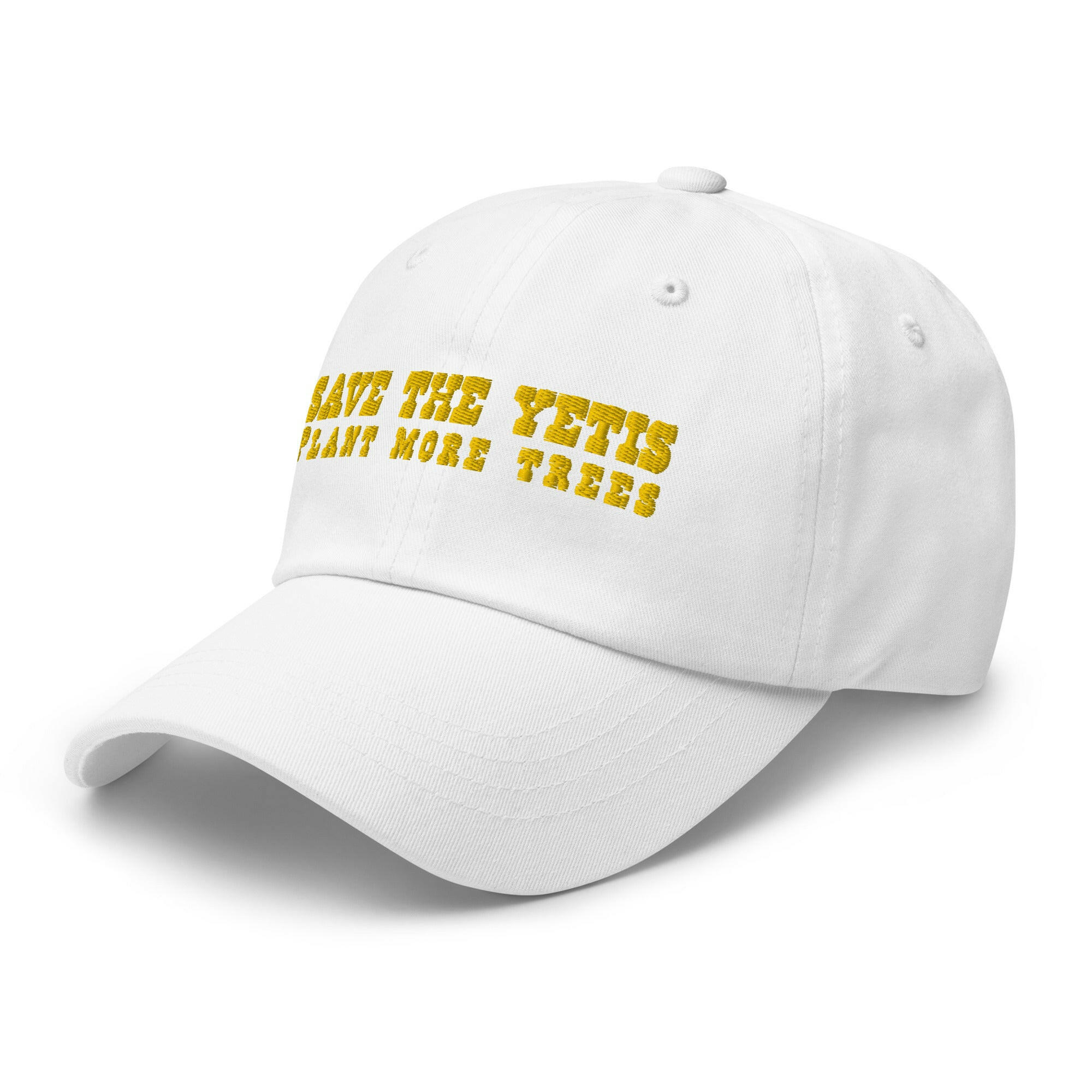Casquette de baseball Save the Yetis, Plant more Trees