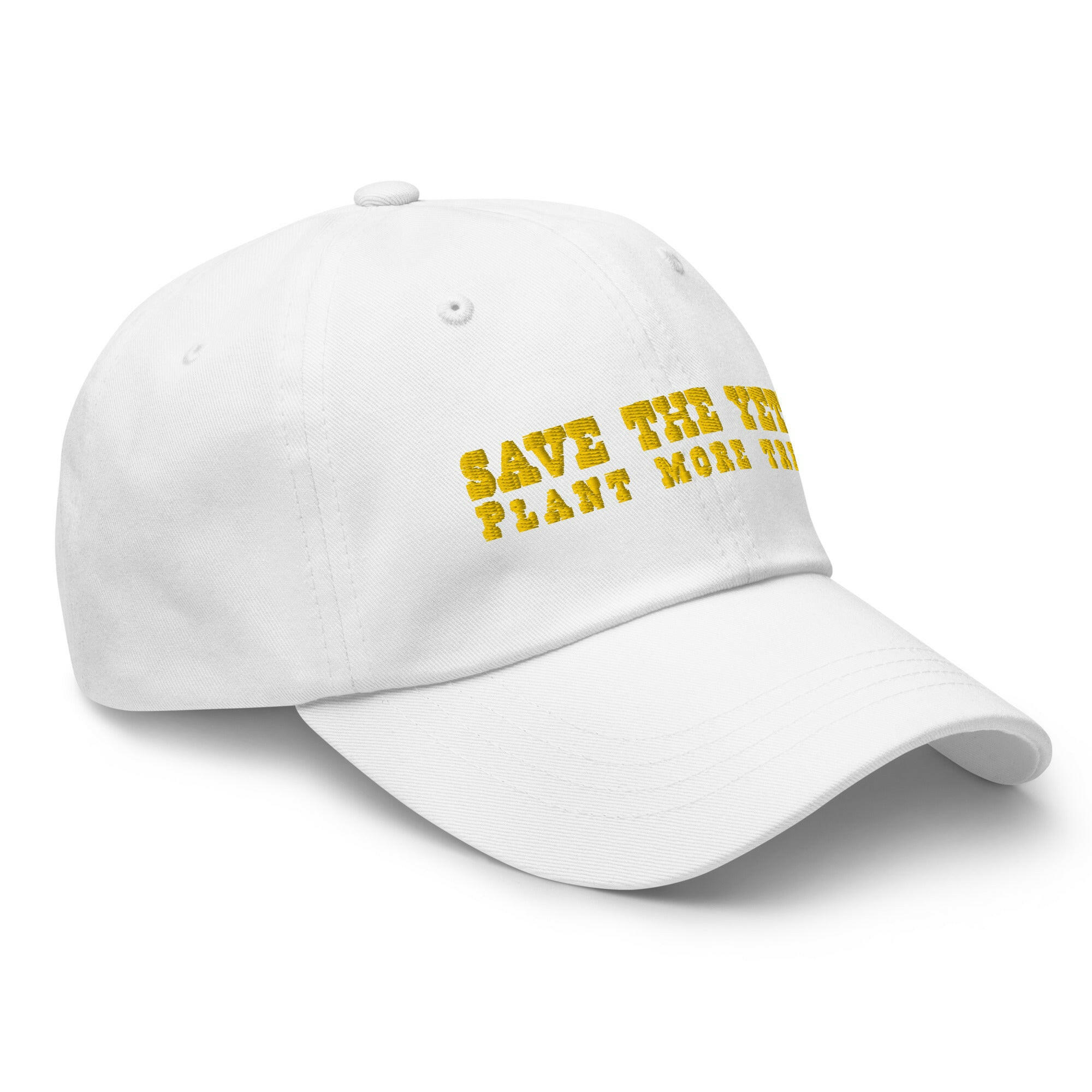 Casquette de baseball Save the Yetis, Plant more Trees