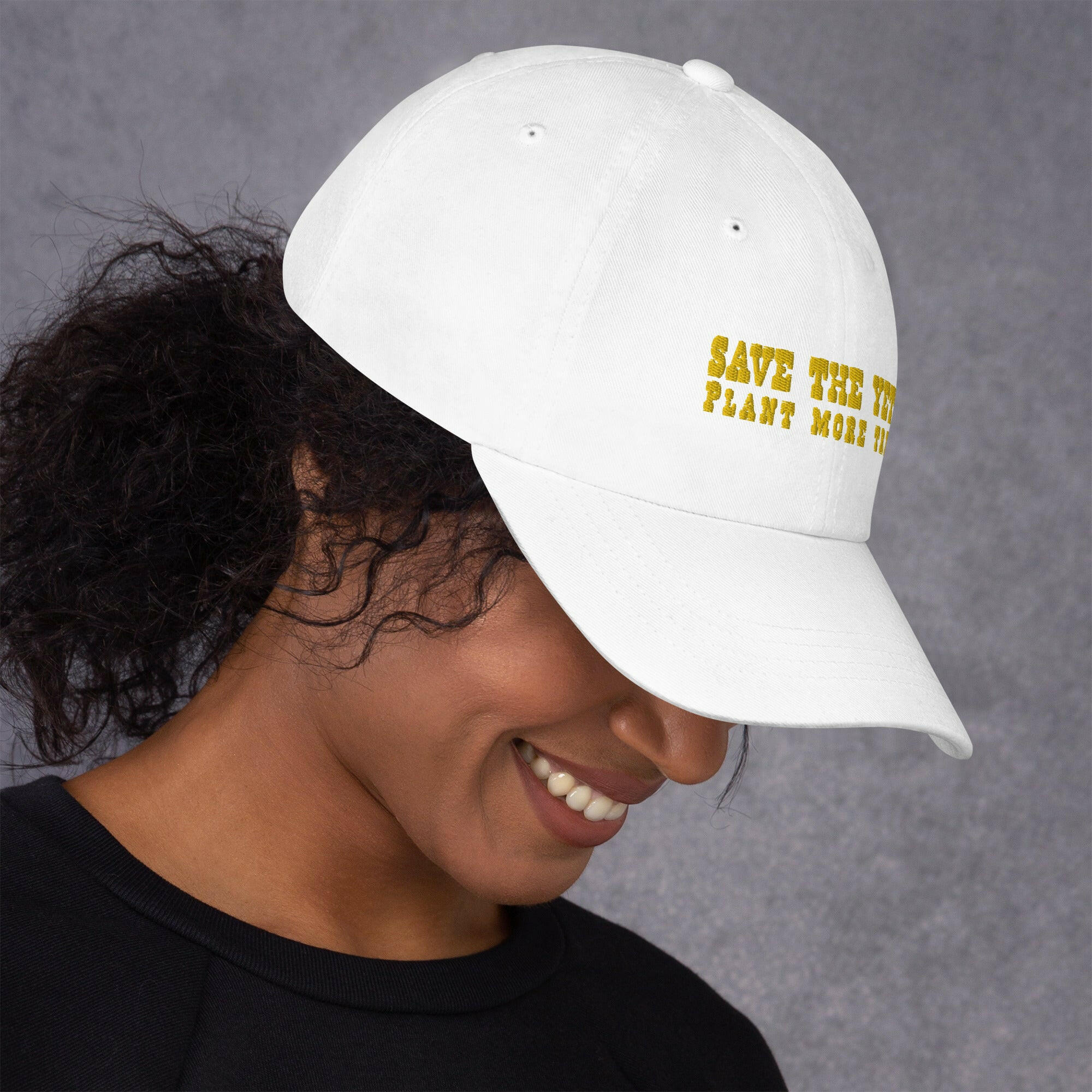 Casquette de baseball Save the Yetis, Plant more Trees