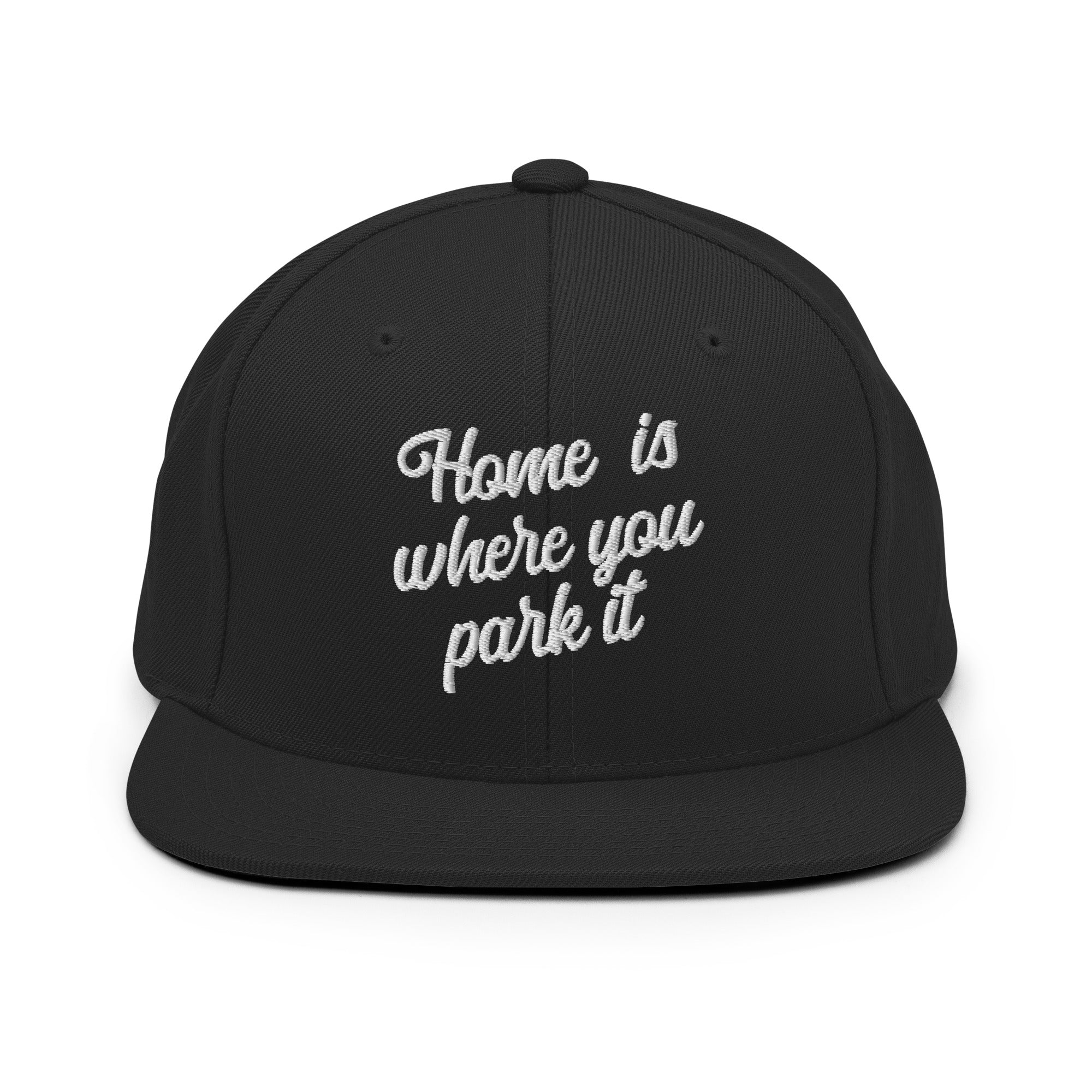 Casquette Snapback Wool Blend Home is where you park it