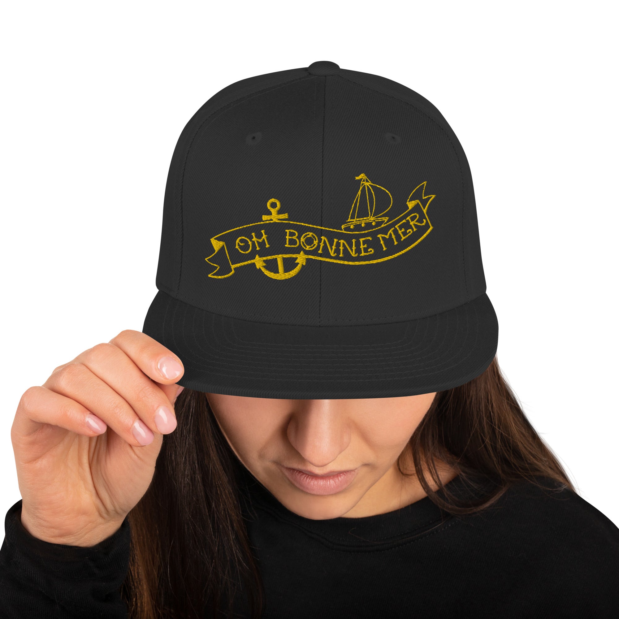 Casquette Snapback Wool Blend Oh Bonne Mer Tattoo Gold