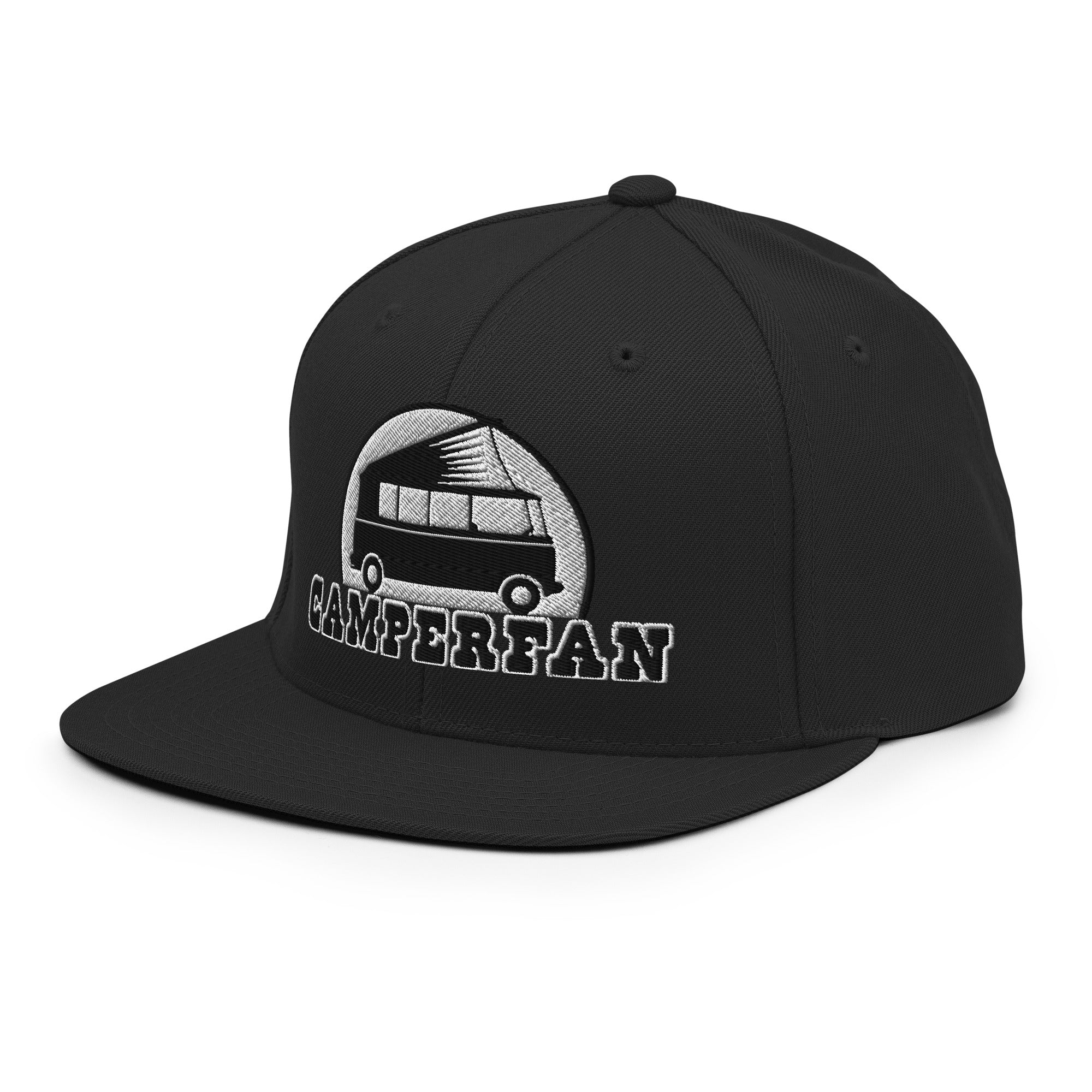 Casquette Snapback Wool Blend Camperfan white/black