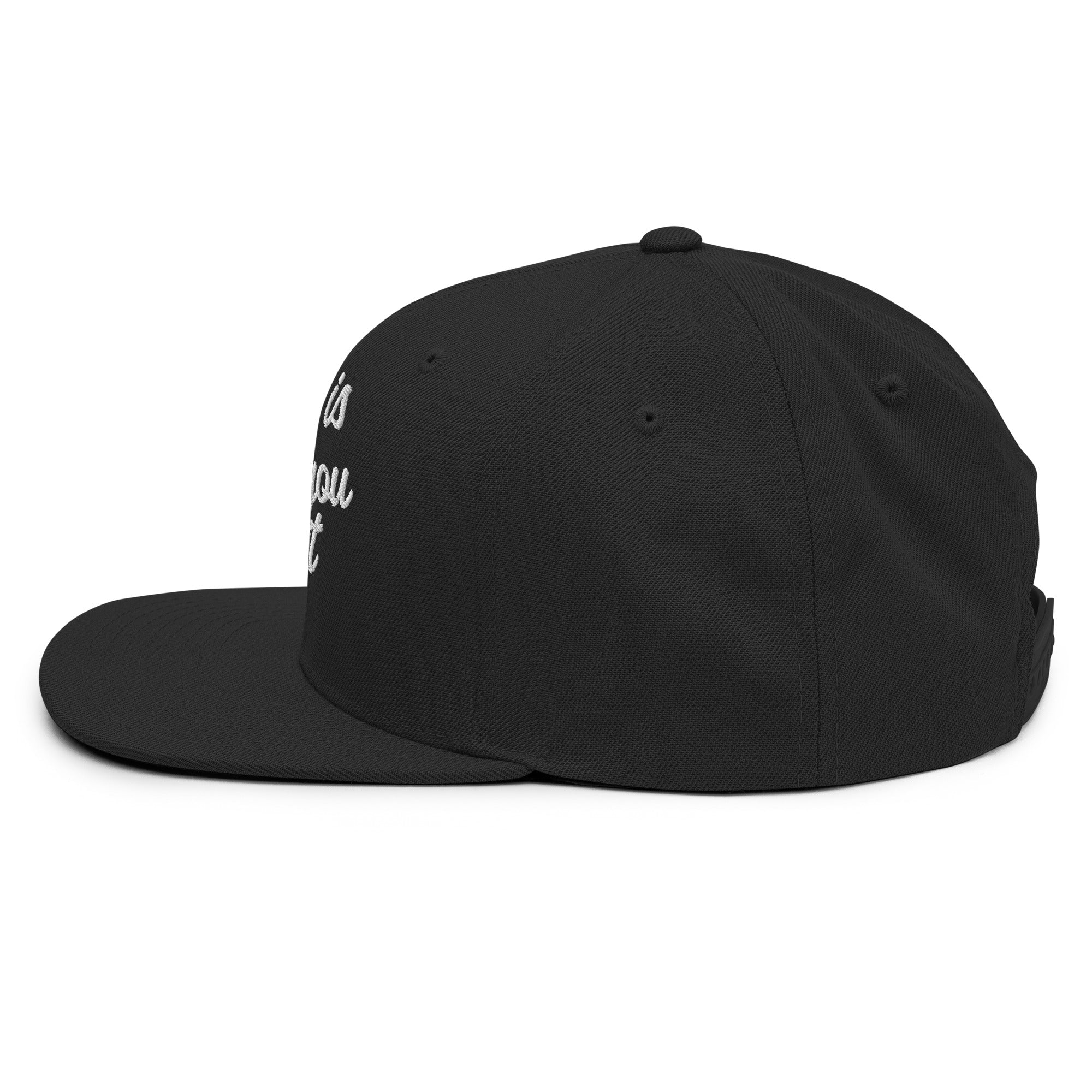 Casquette Snapback Wool Blend Home is where you park it
