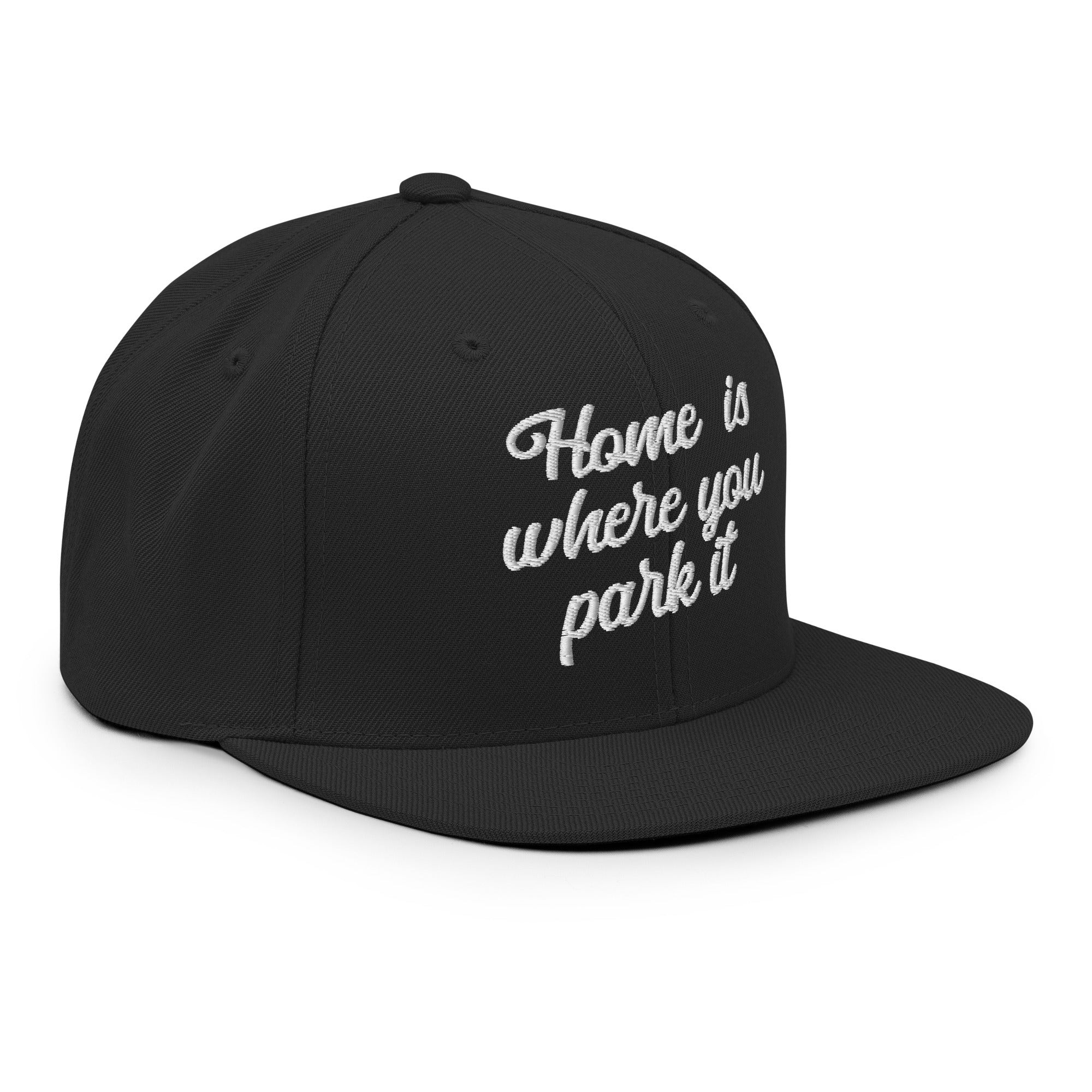 Casquette Snapback Wool Blend Home is where you park it