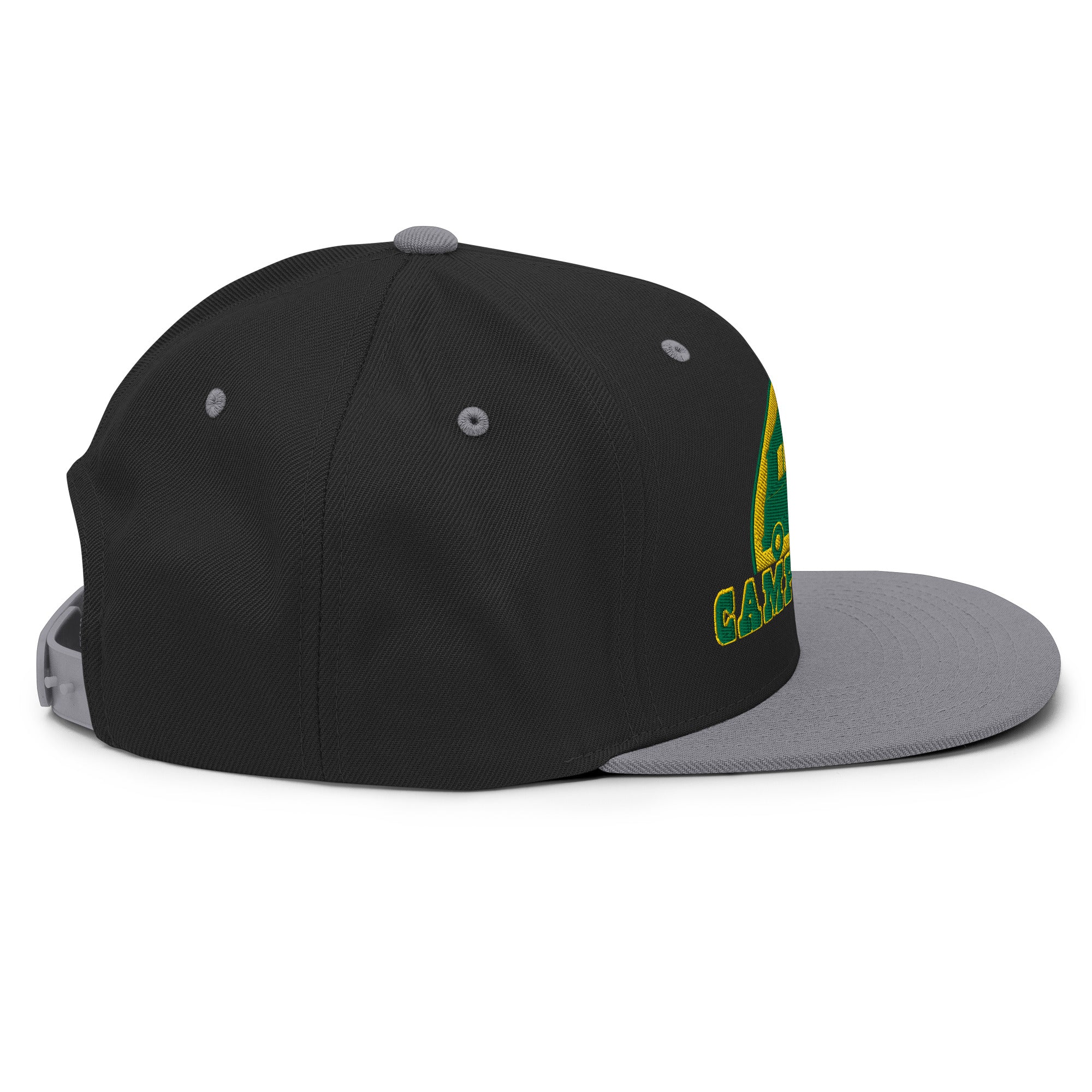 Casquette Snapback Wool Blend bicolore Camperfan green/yellow
