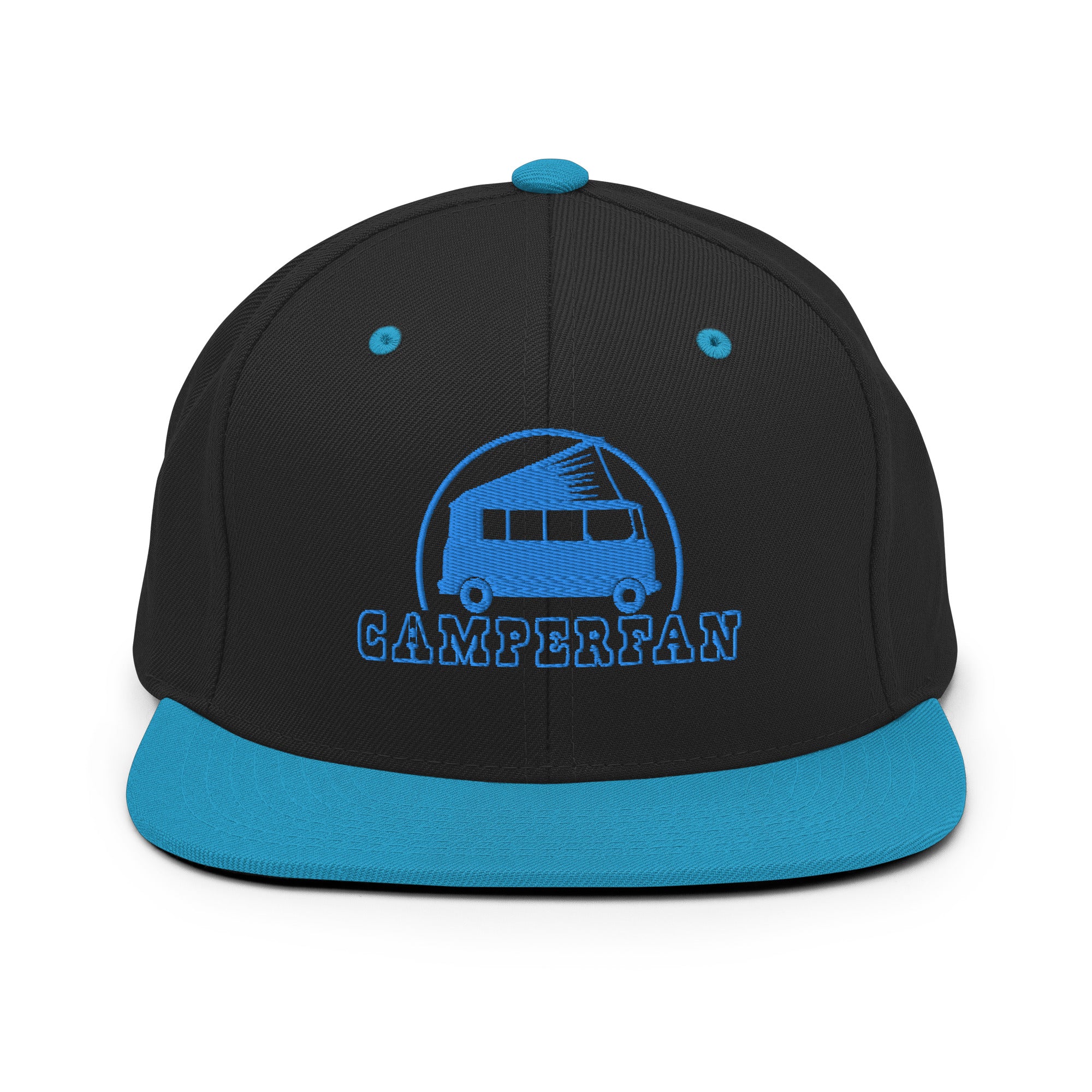 Casquette Snapback Wool Blend bicolore Camperfan blue