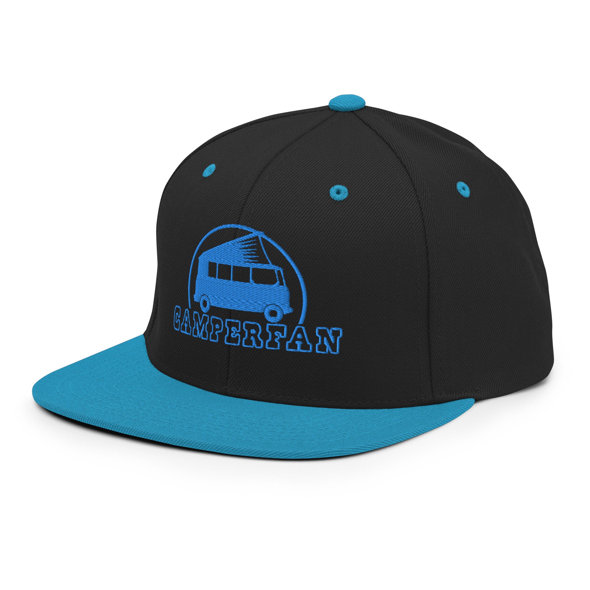Casquette Snapback Wool Blend bicolore Camperfan blue