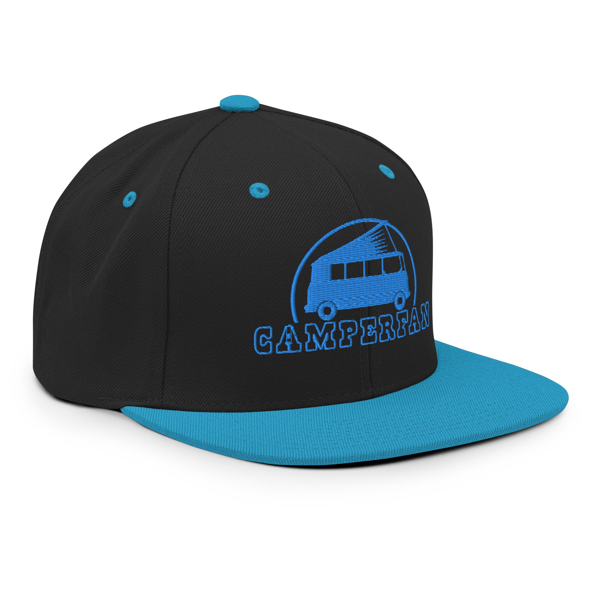 Casquette Snapback Wool Blend bicolore Camperfan blue