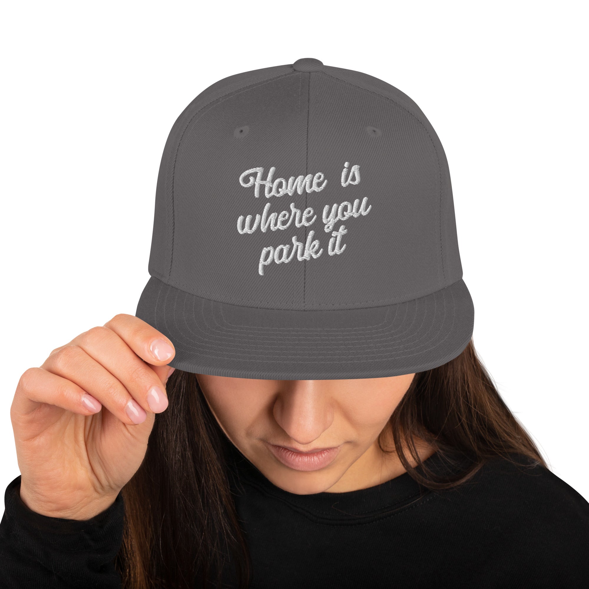 Casquette Snapback Wool Blend Home is where you park it