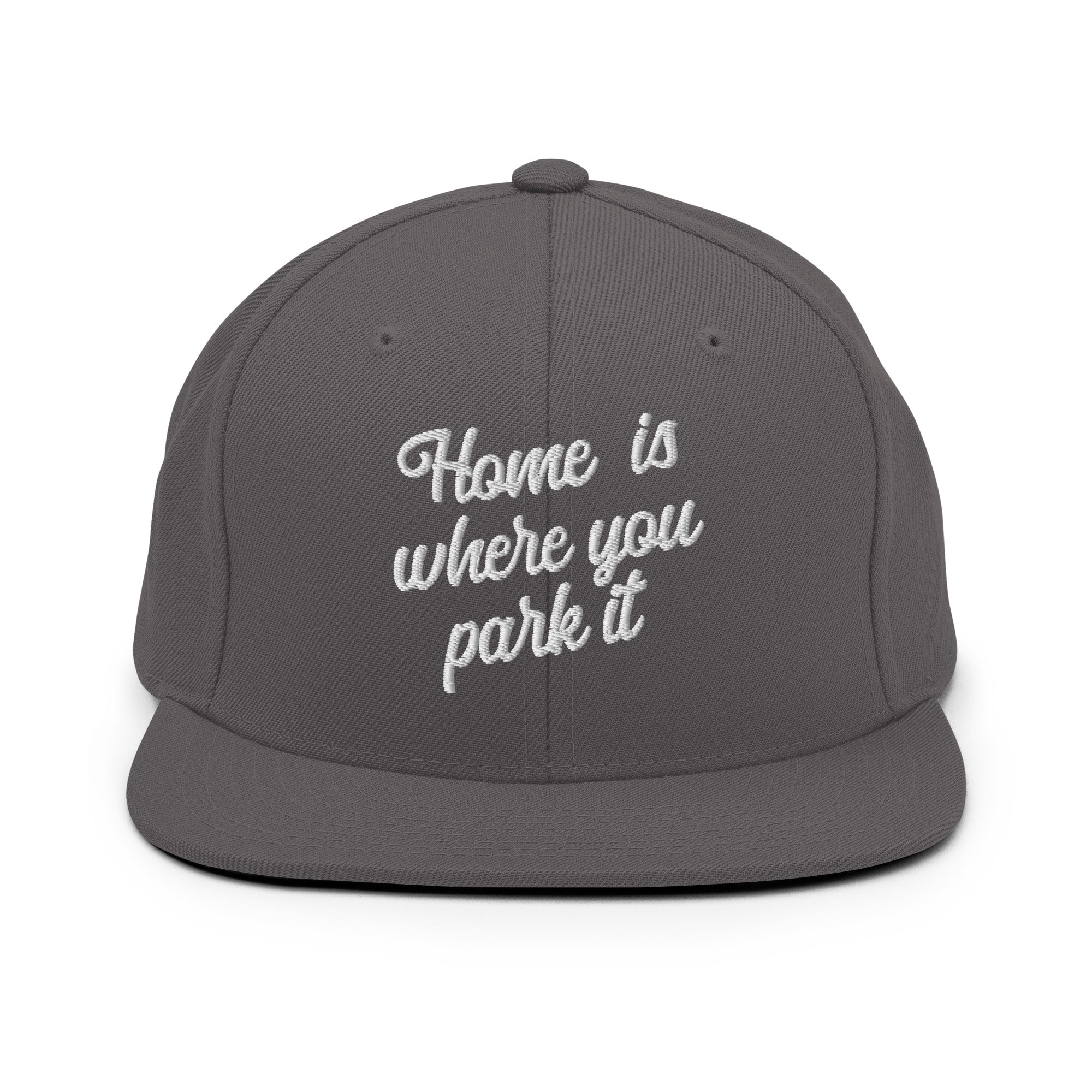 Casquette Snapback Wool Blend Home is where you park it