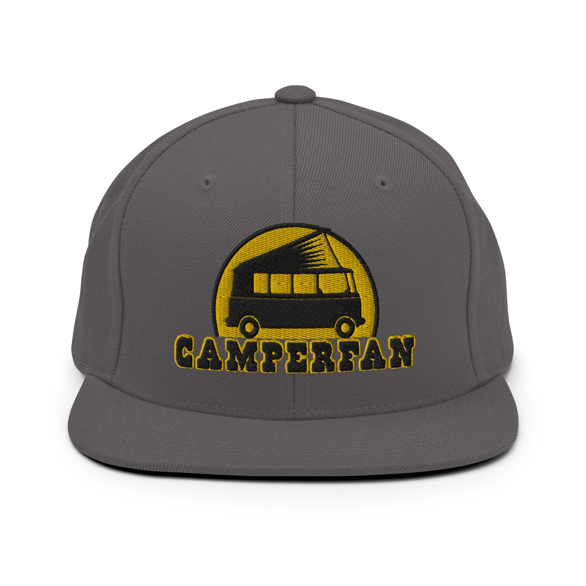 Casquette Snapback Wool Blend Camperfan black/yellow