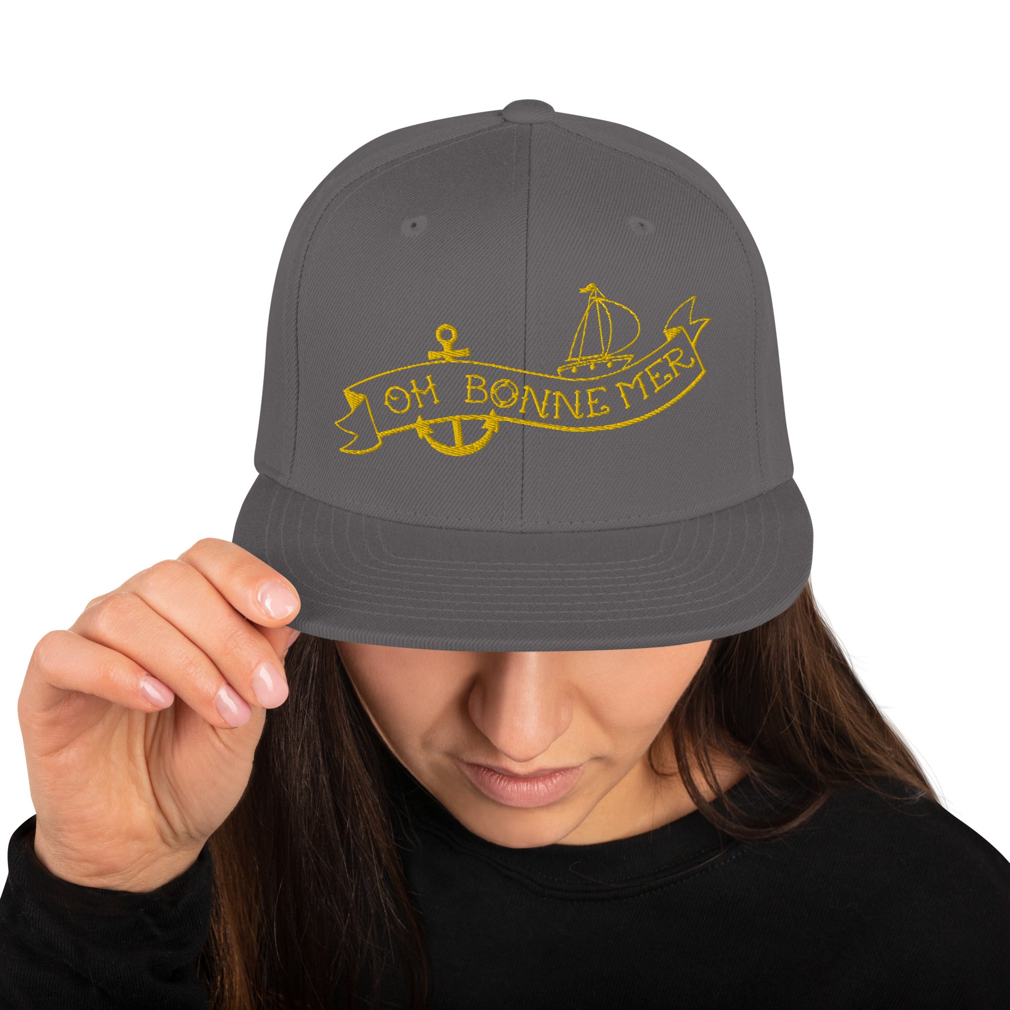Casquette Snapback Wool Blend Oh Bonne Mer Tattoo Gold