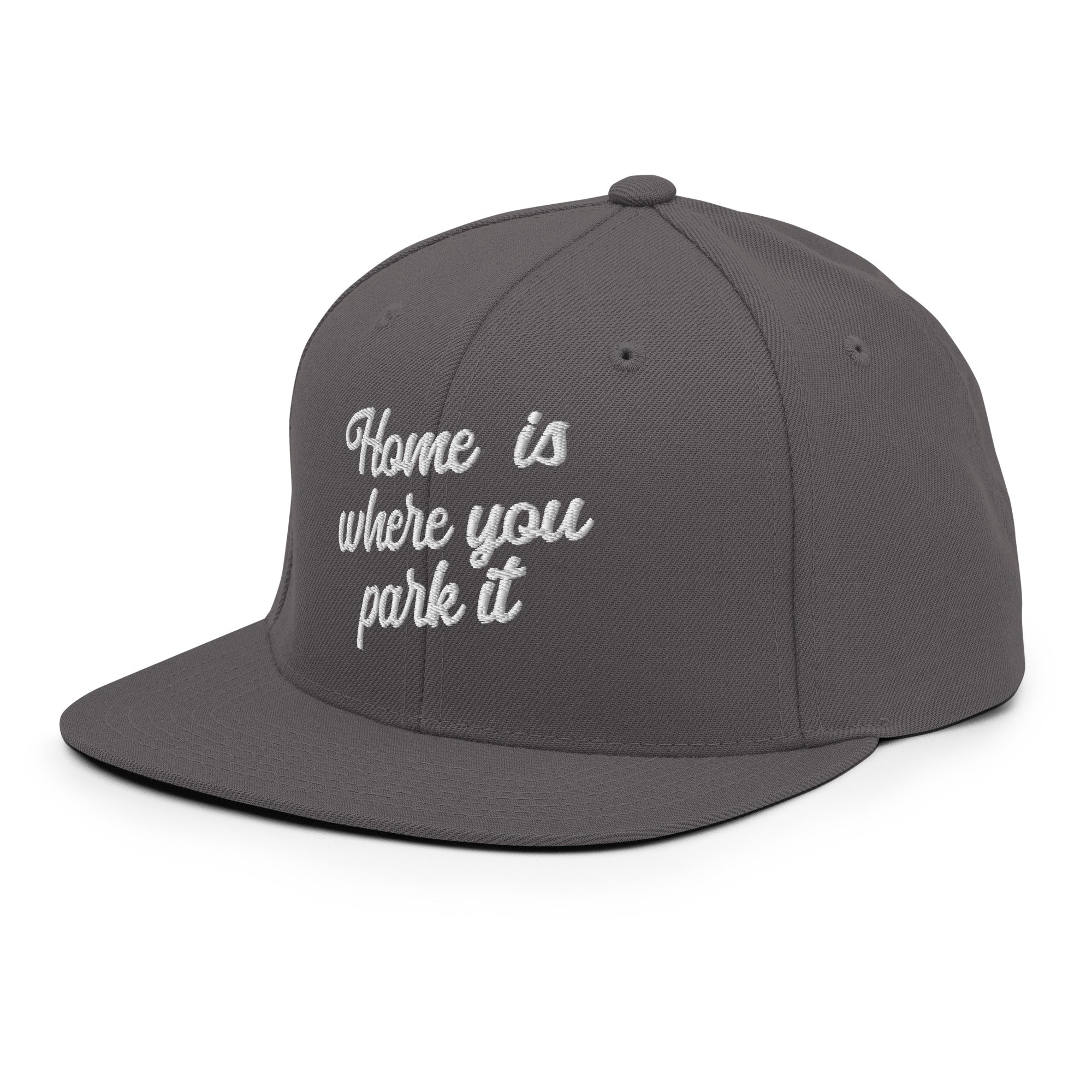Casquette Snapback Wool Blend Home is where you park it