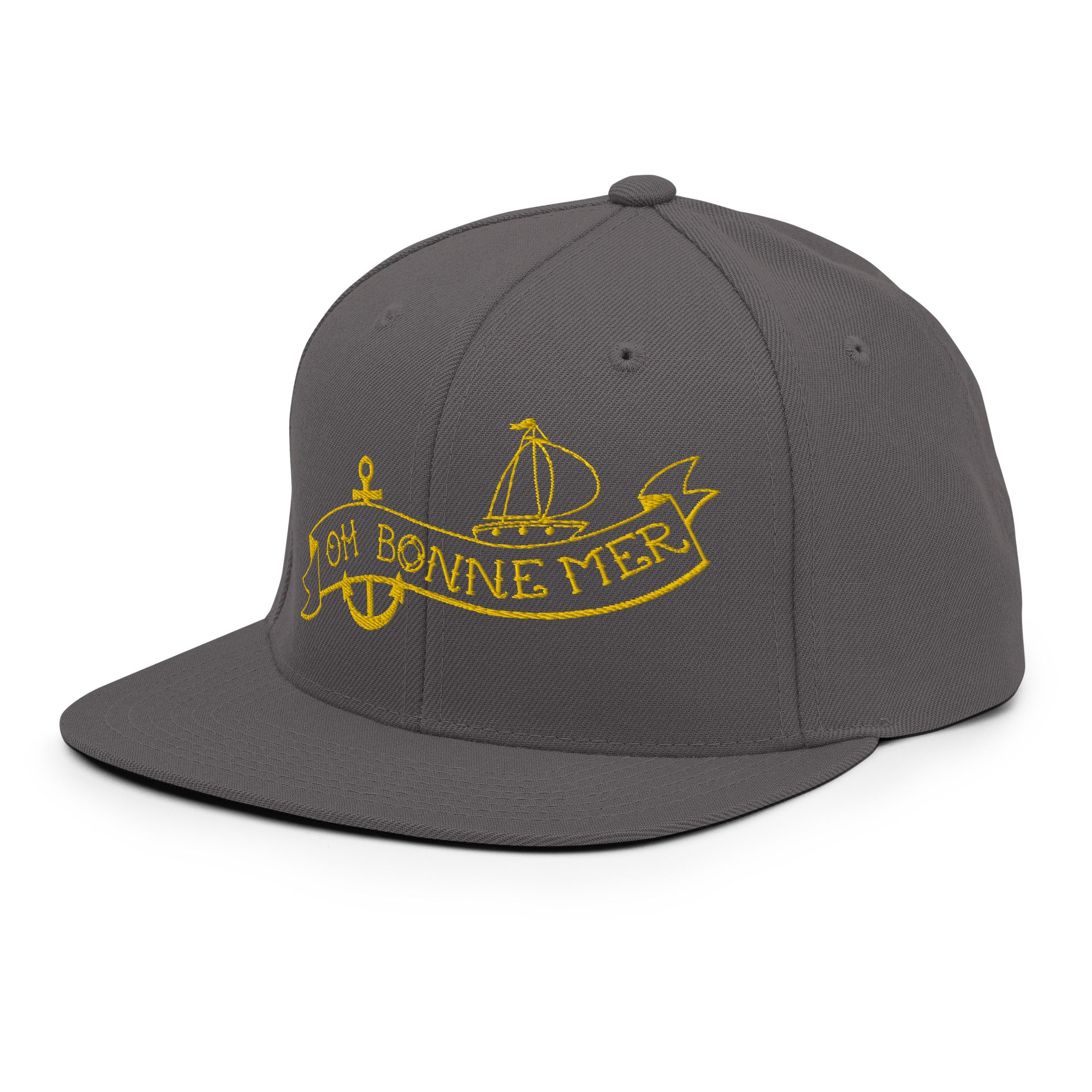 Casquette Snapback Wool Blend Oh Bonne Mer Tattoo Gold