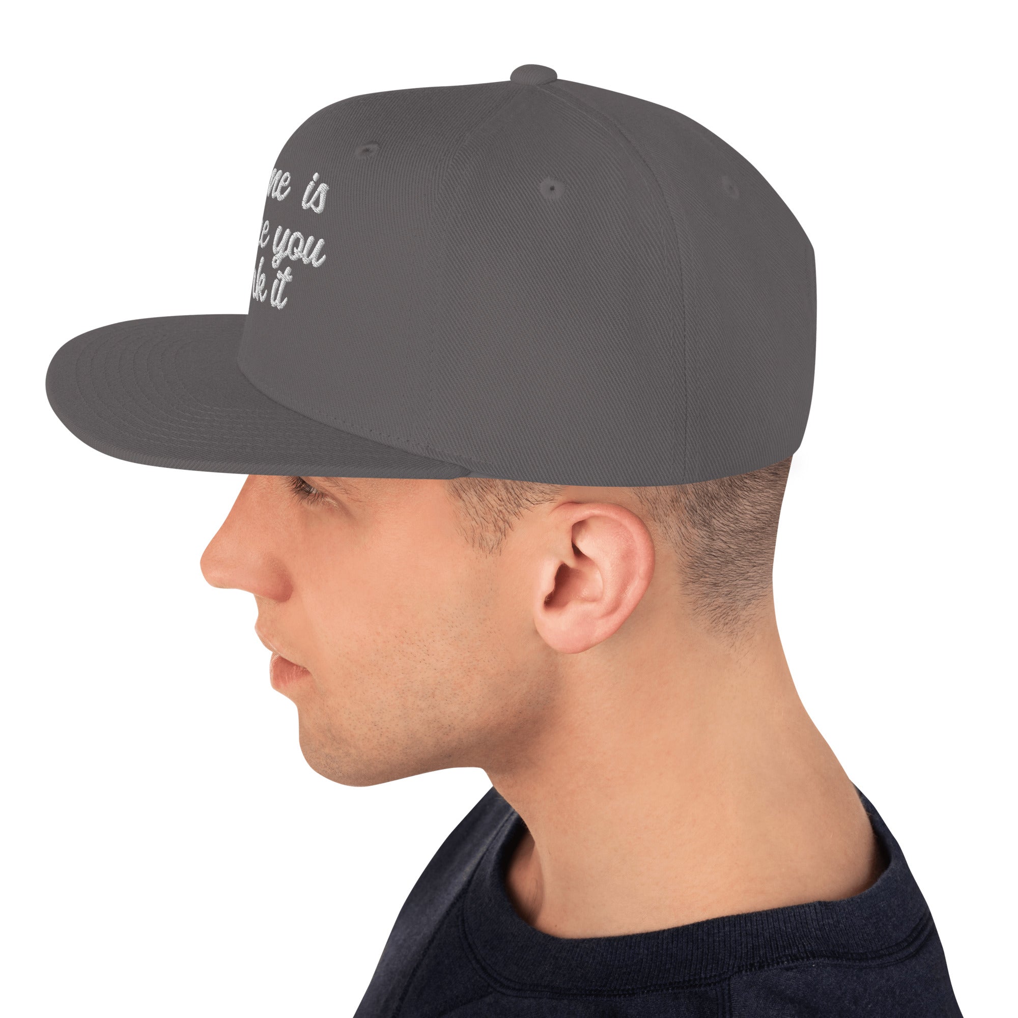 Casquette Snapback Wool Blend Home is where you park it
