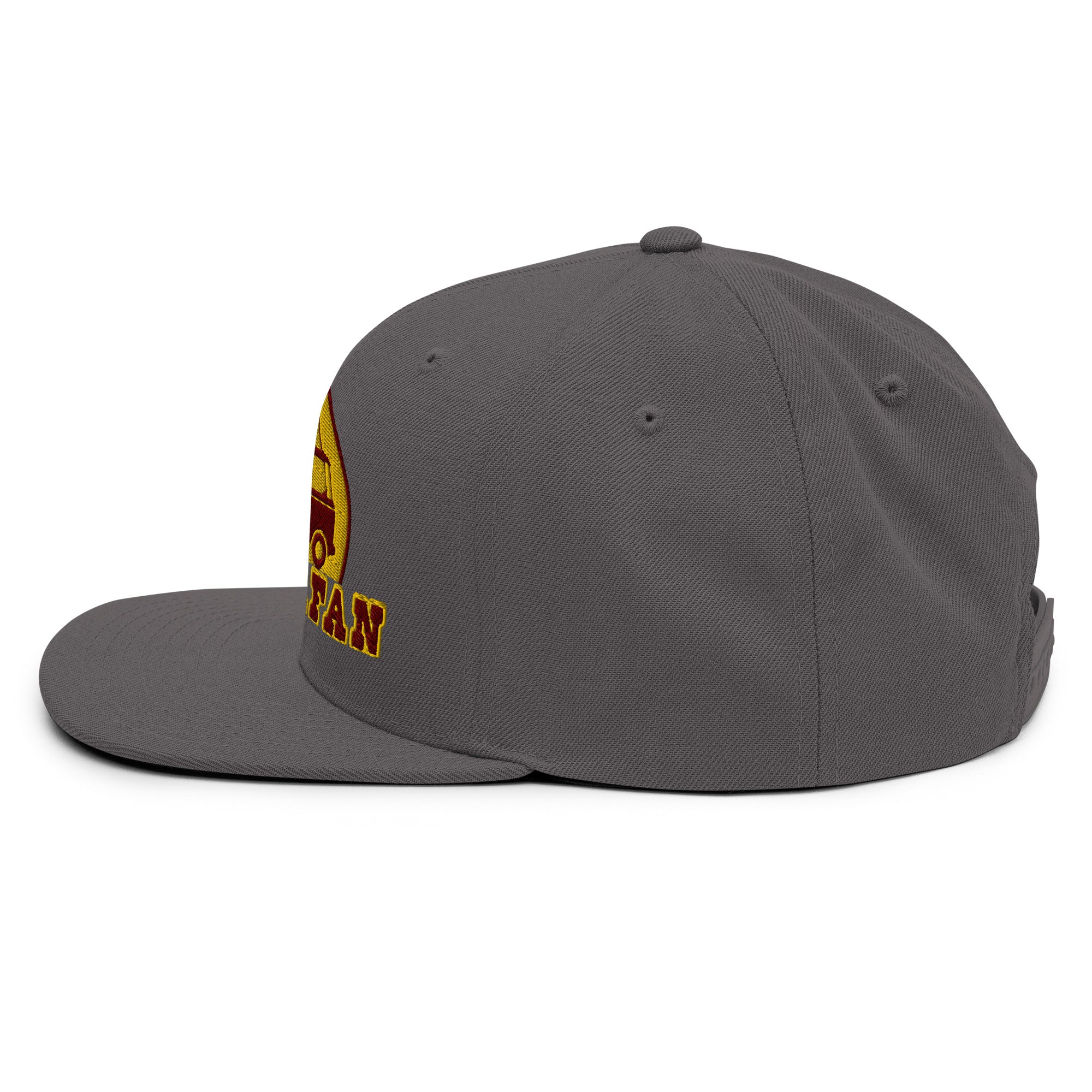 Casquette Snapback Wool Blend Camperfan marroon/yellow
