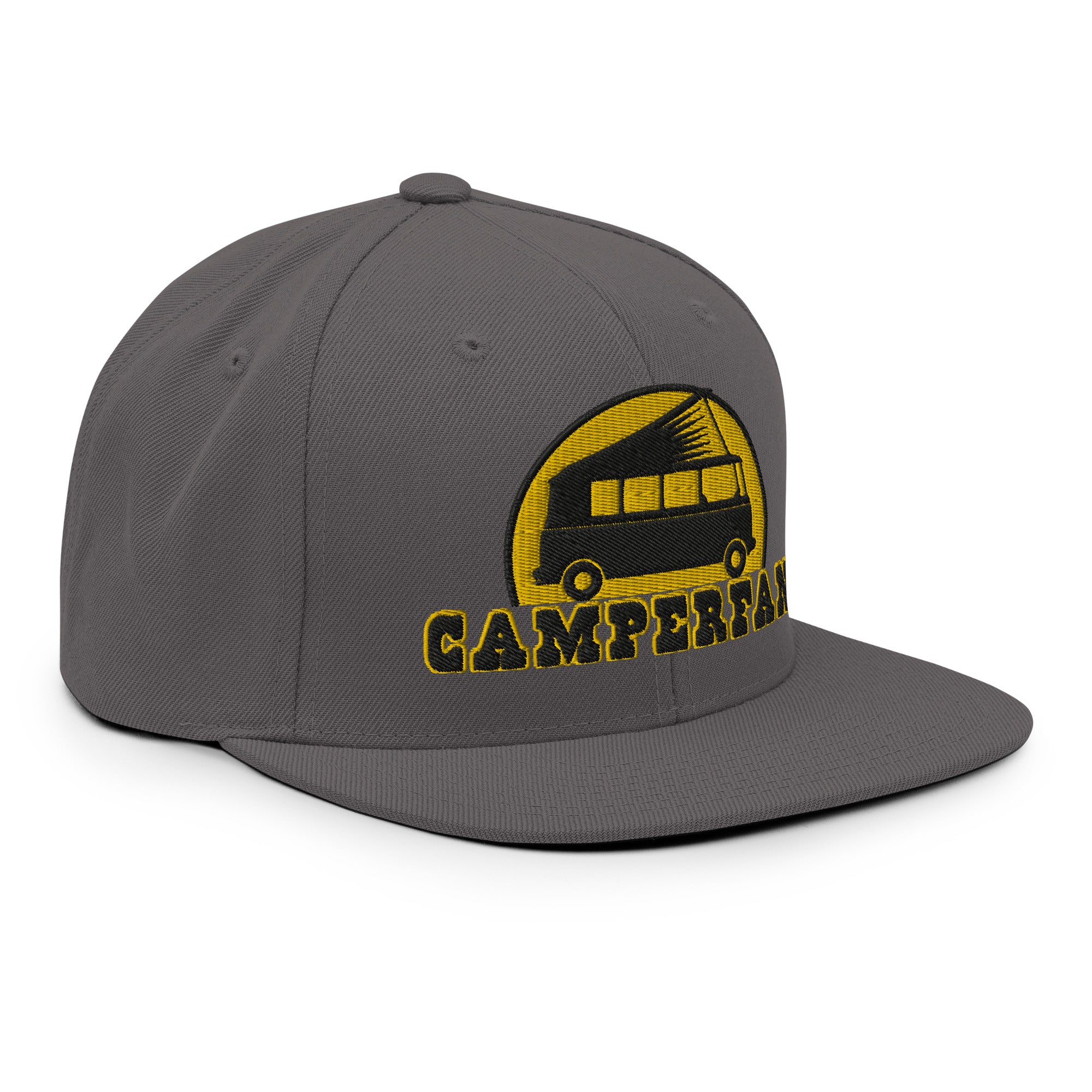 Casquette Snapback Wool Blend Camperfan black/yellow