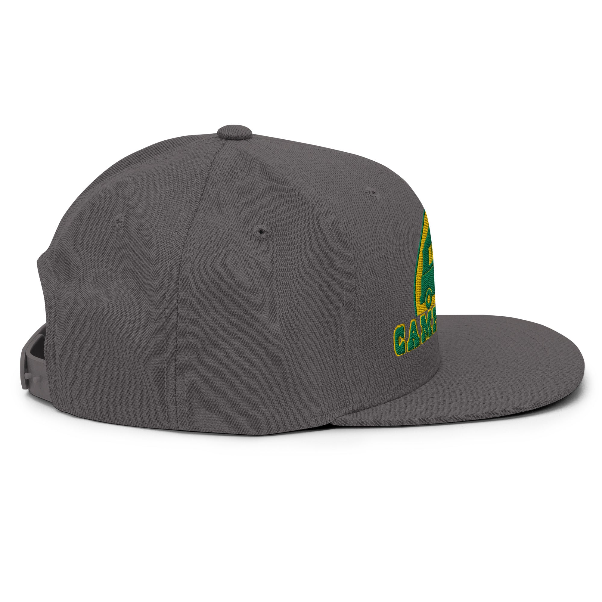 Casquette Snapback Wool Blend Camperfan green/yellow
