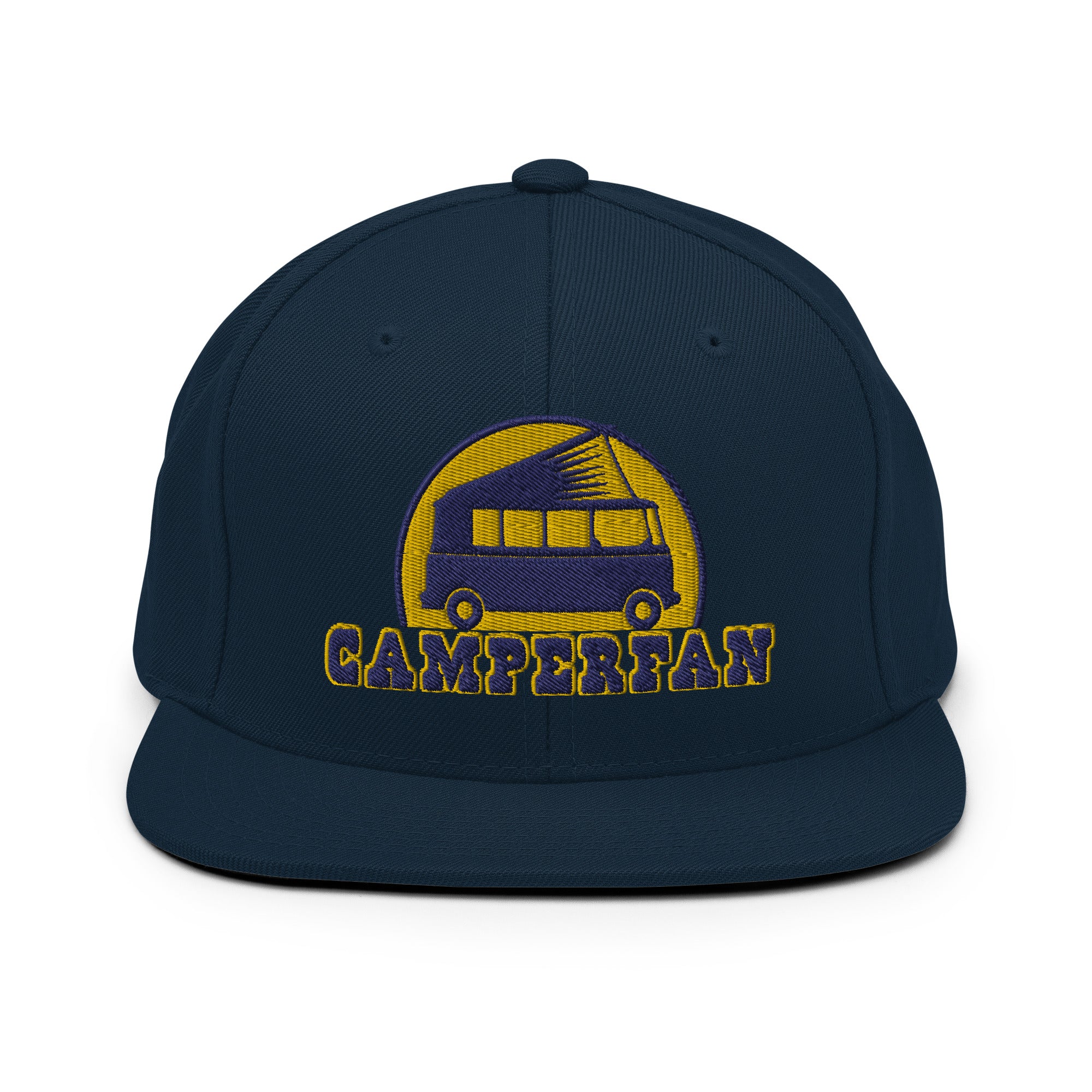 Casquette Snapback Wool Blend Camperfan navy/yellow
